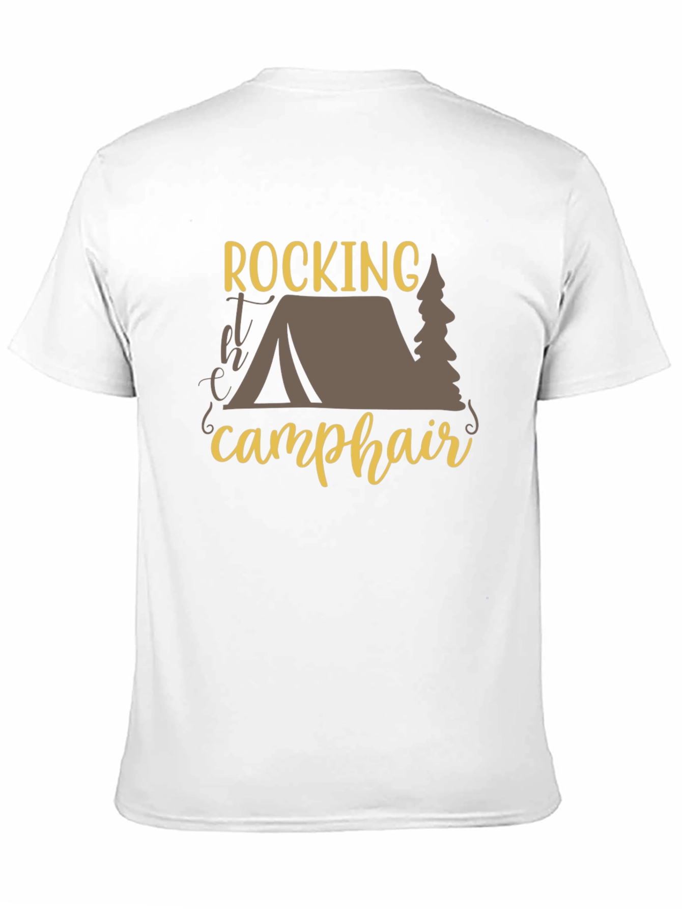 Black Rocking the Camp Hair T-Shirt view 11
