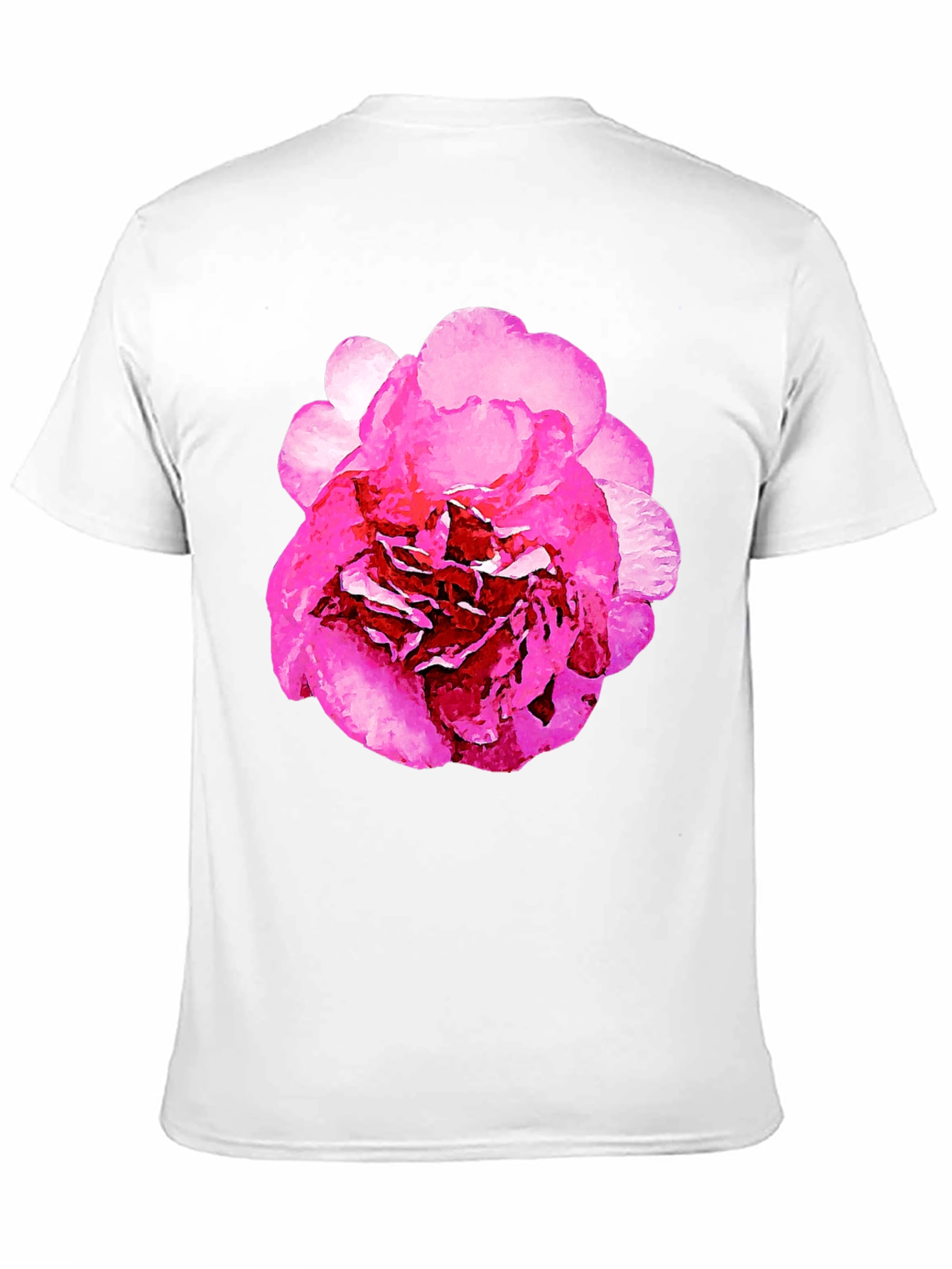 Black Floral Print Black T-Shirt view 11