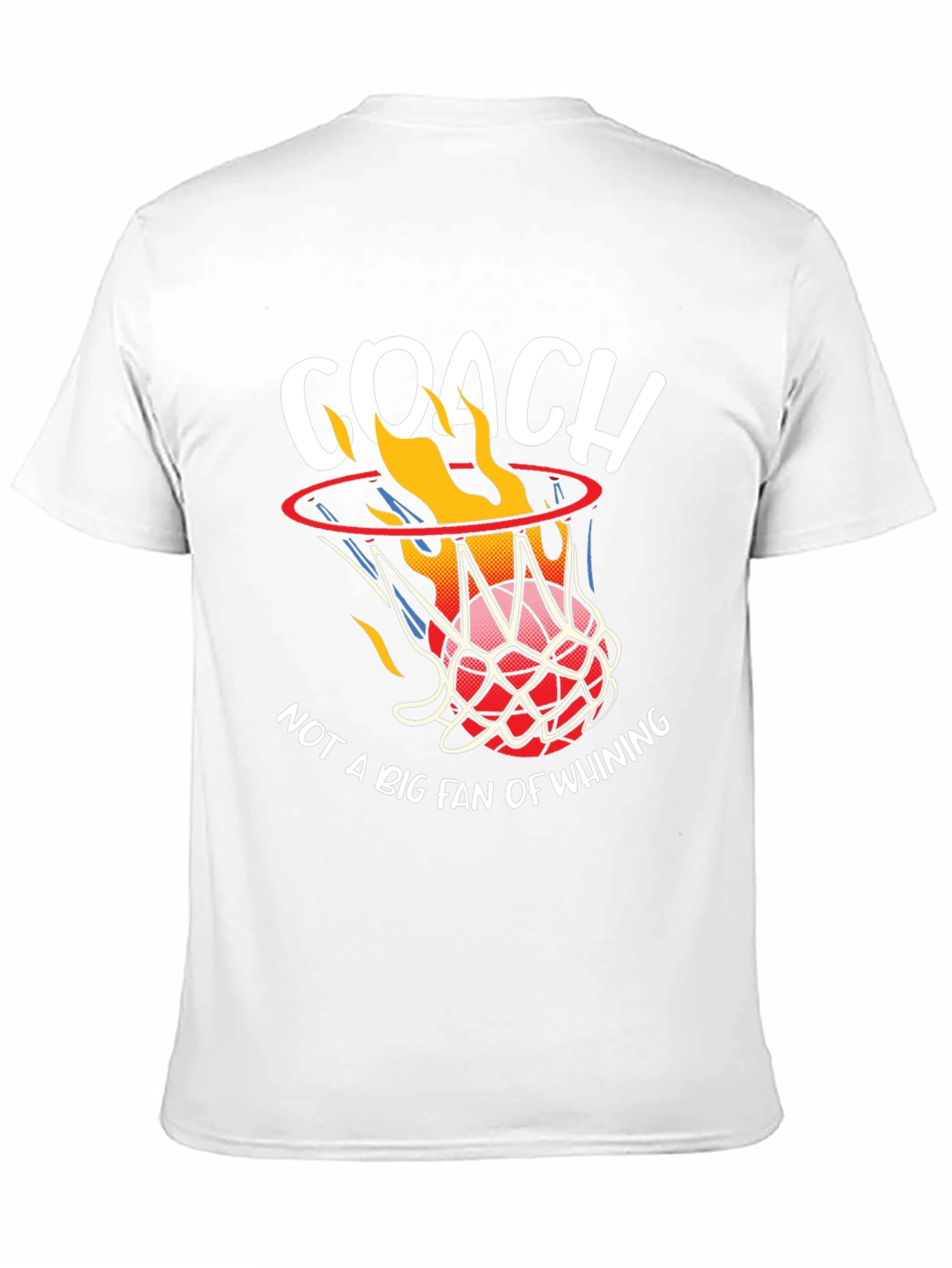 Black Coach Not a Fan Whining T-Shirt view 11