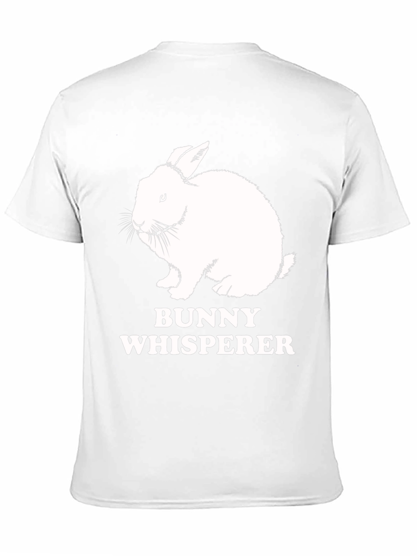 Black Bunny Whisperer Graphic Tee - Cute Rabbit T-Shirt view 11