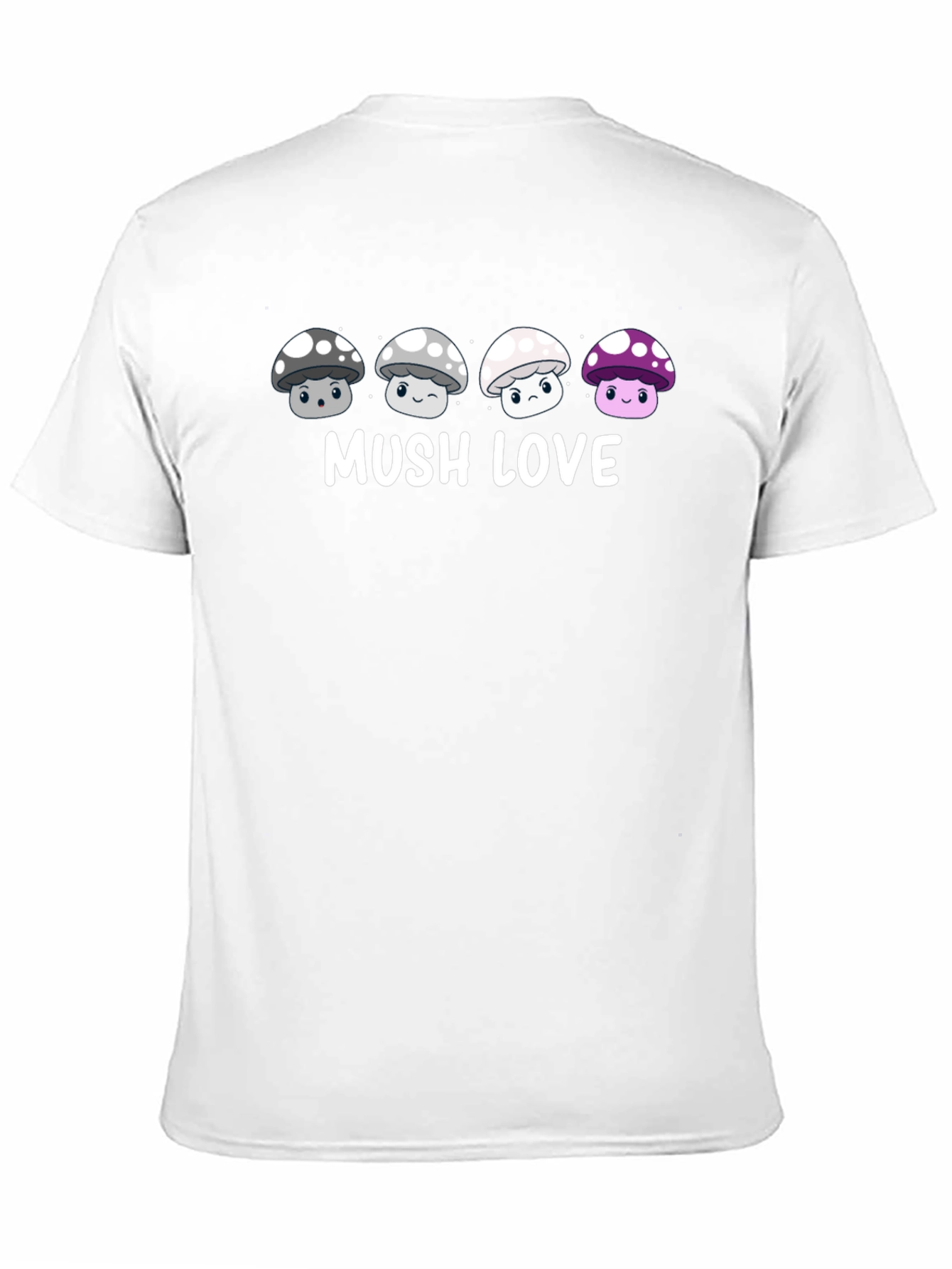 Black Mushroom Love Graphic T-Shirt view 11