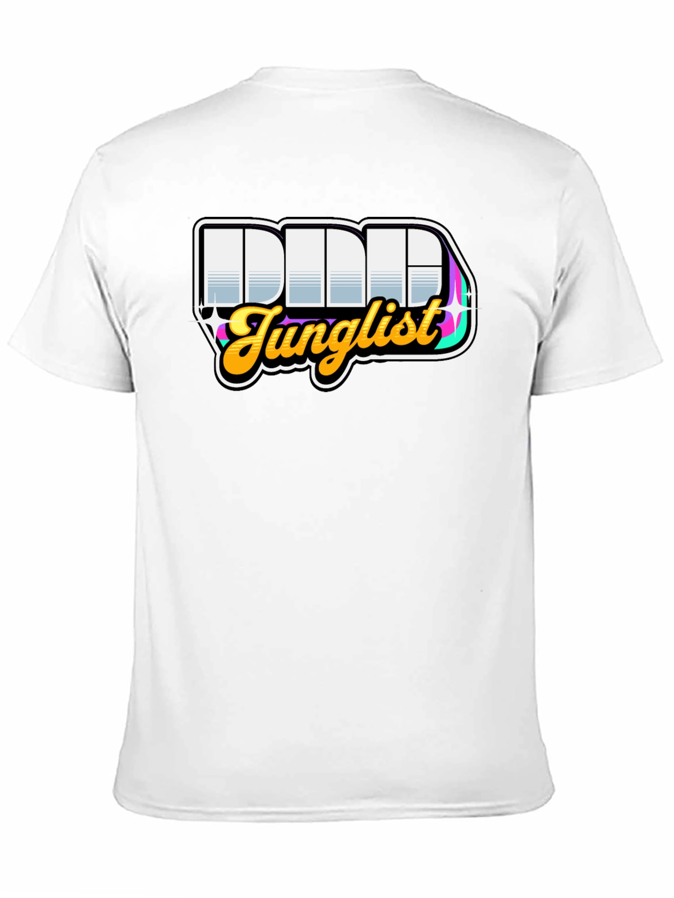 Black DDD Junglist Black Graphic T-Shirt view 11