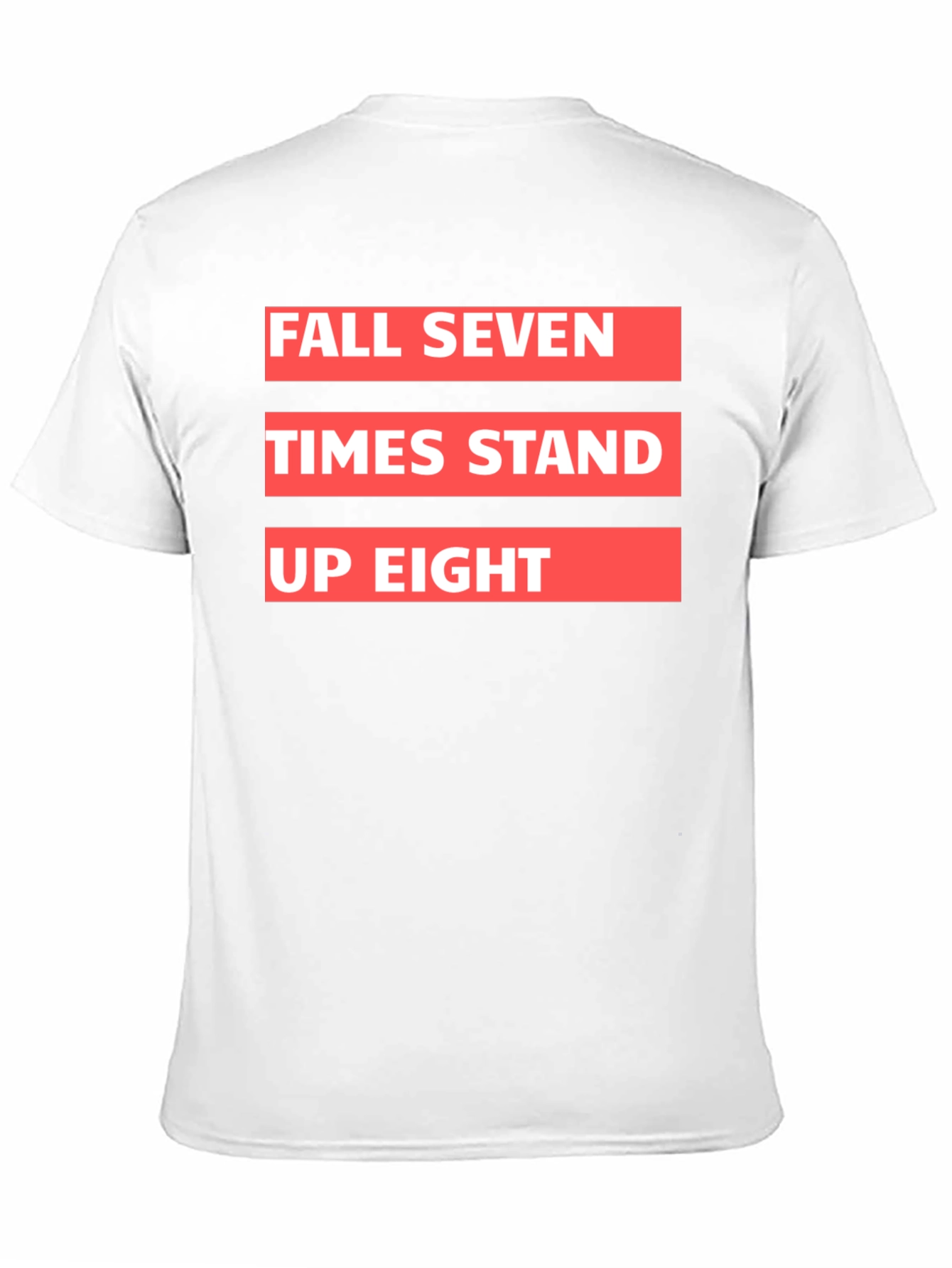 Black Fall Seven Times Stand Up Eight Graphic Tee view 11