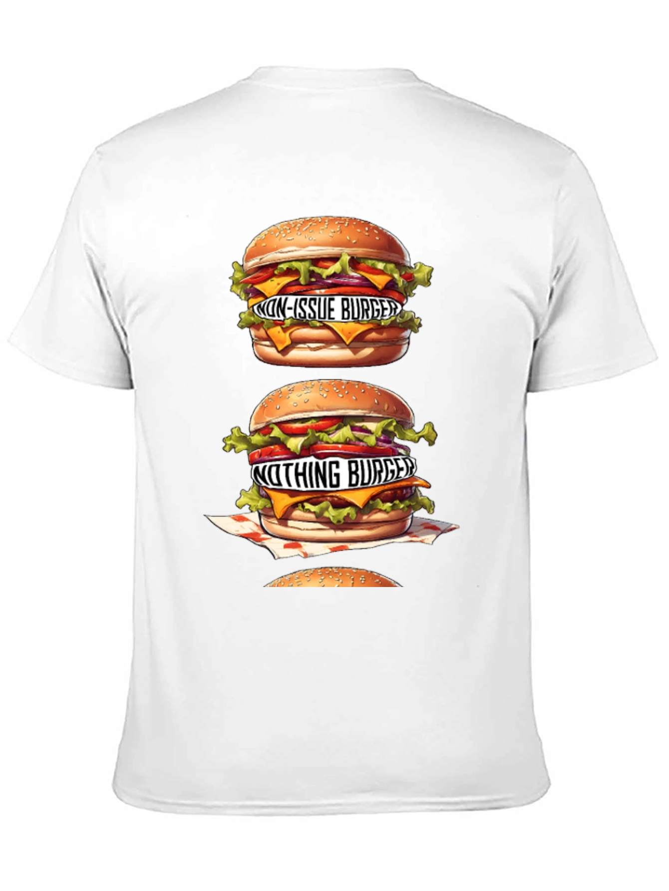Black Burger Graphic Tee - "Non-Issue" & "Nothing" Burgers view 11