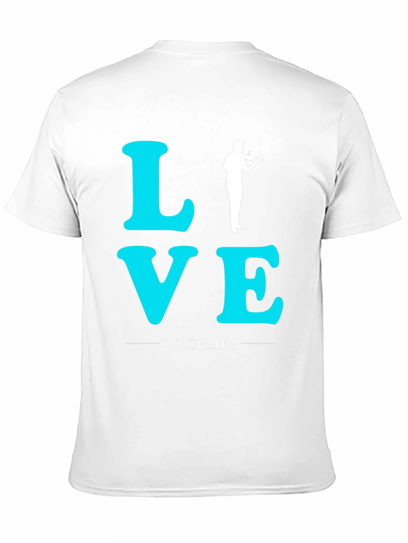 Black Love Violin T-Shirt - Music Lover Tee view 11