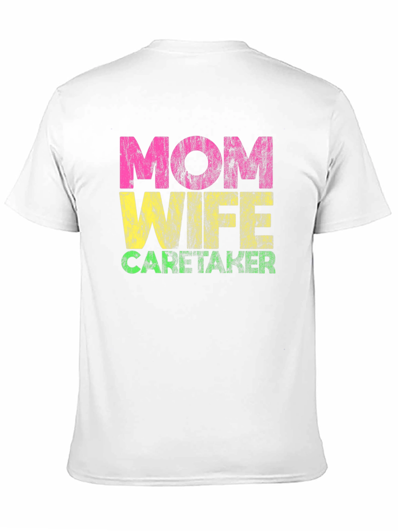 Black Mom Wife Caretaker Graphic Tee - Black view 11
