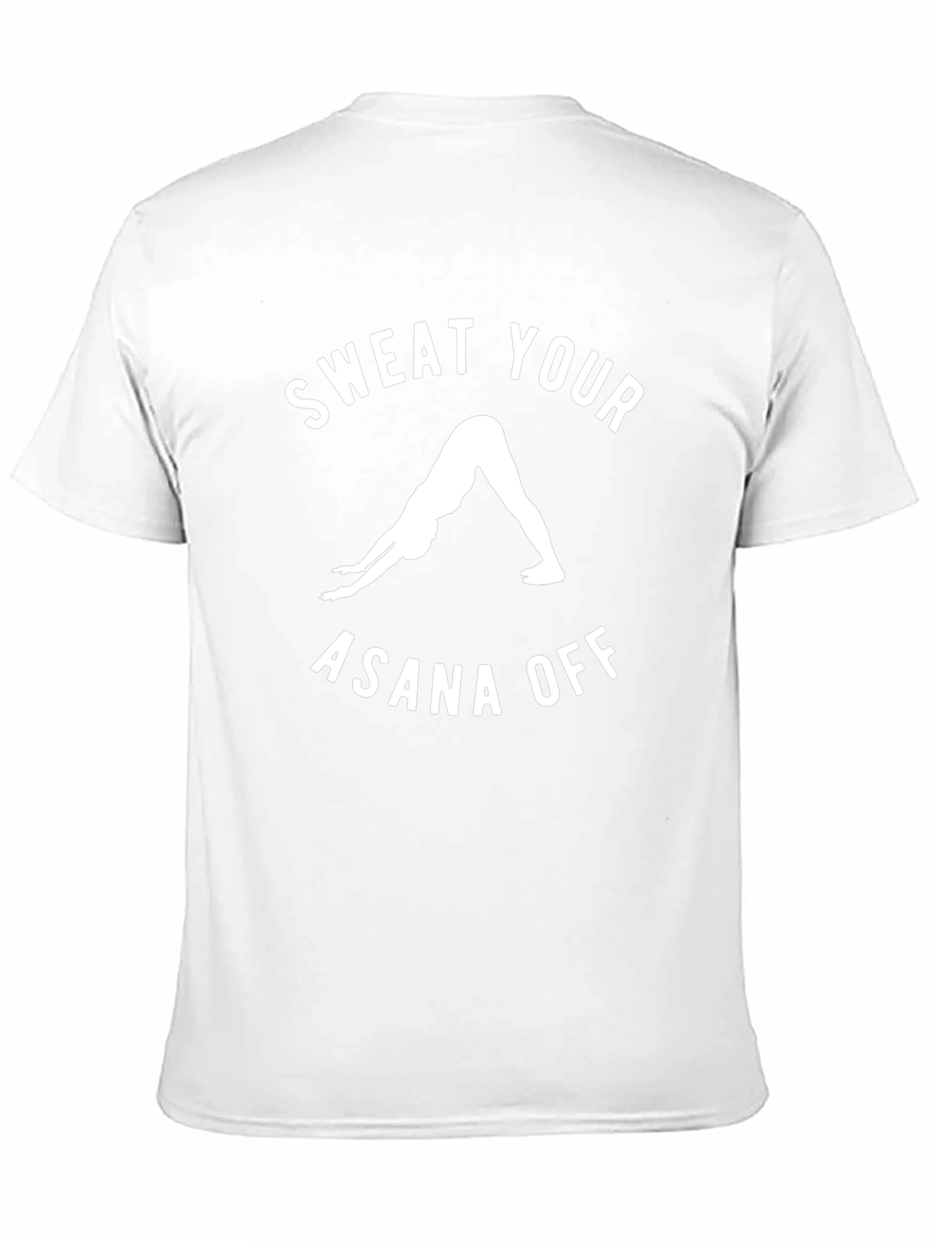 Black Sweat Your Asana Off Yoga T-Shirt - Black view 11