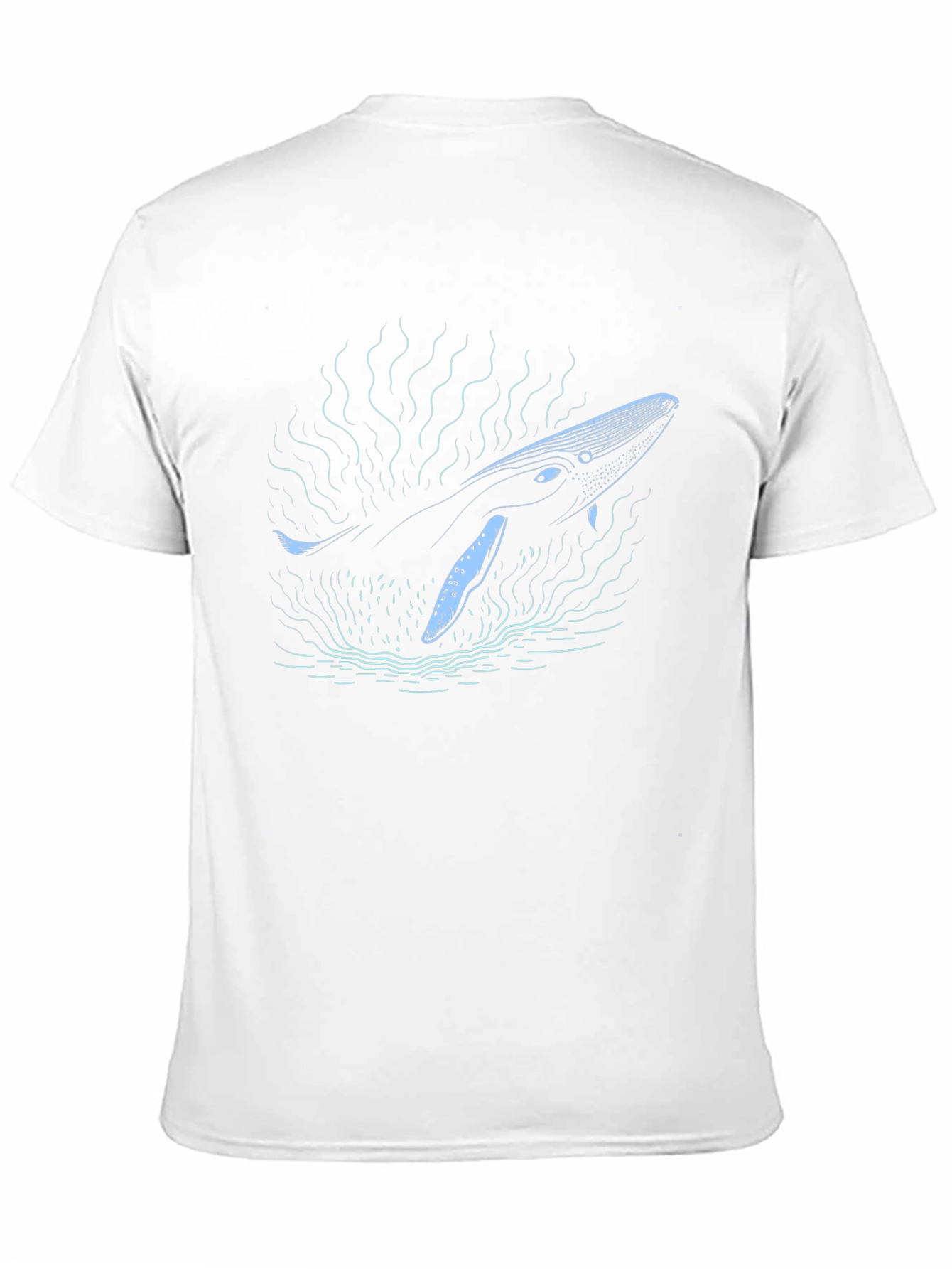 Black Whale Graphic Black Tee view 11
