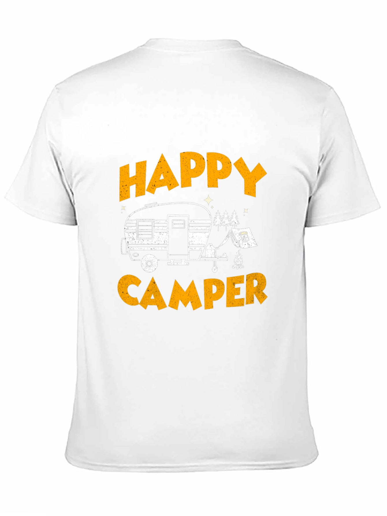 Black Happy Camper Graphic Tee - Adventure Awaits view 11