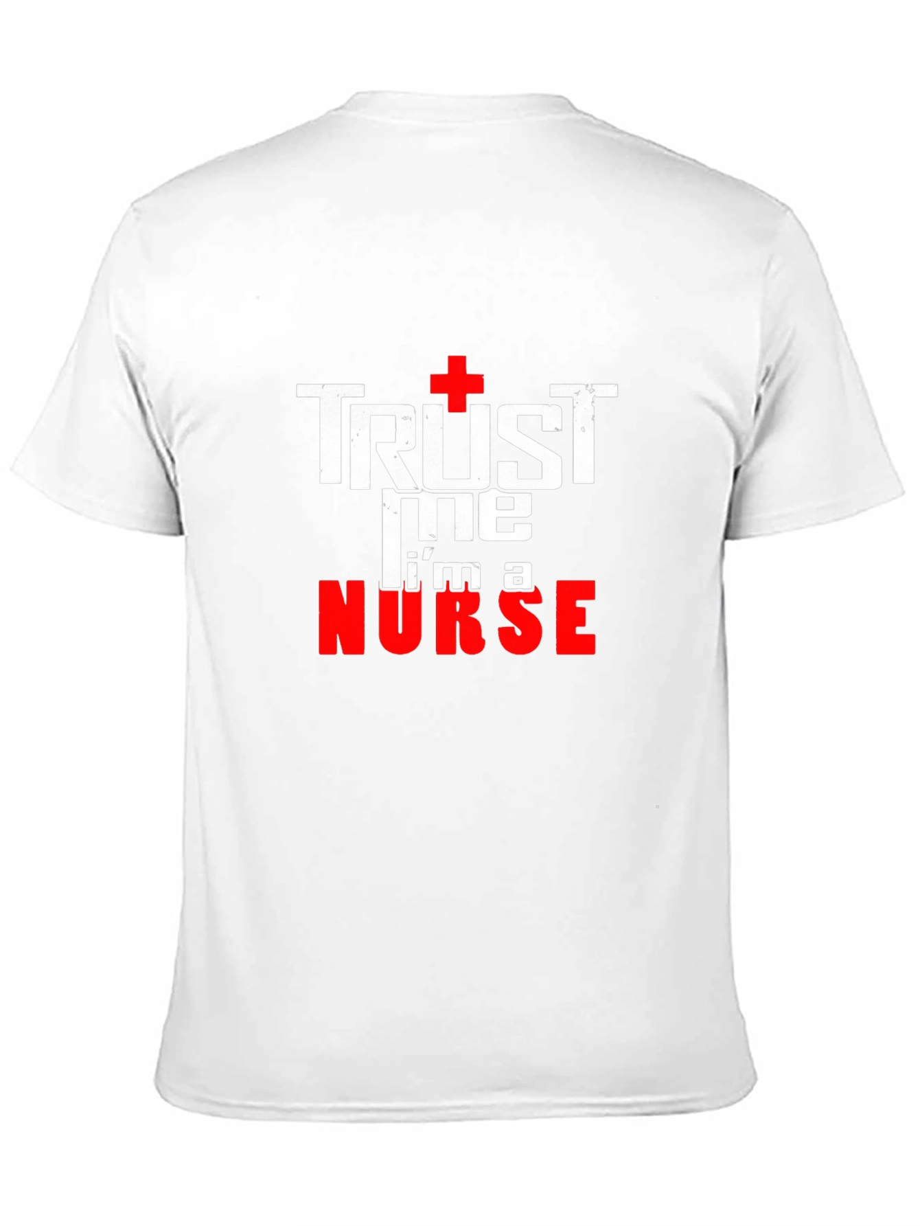Black Trust Me I'm A Nurse T-Shirt view 11