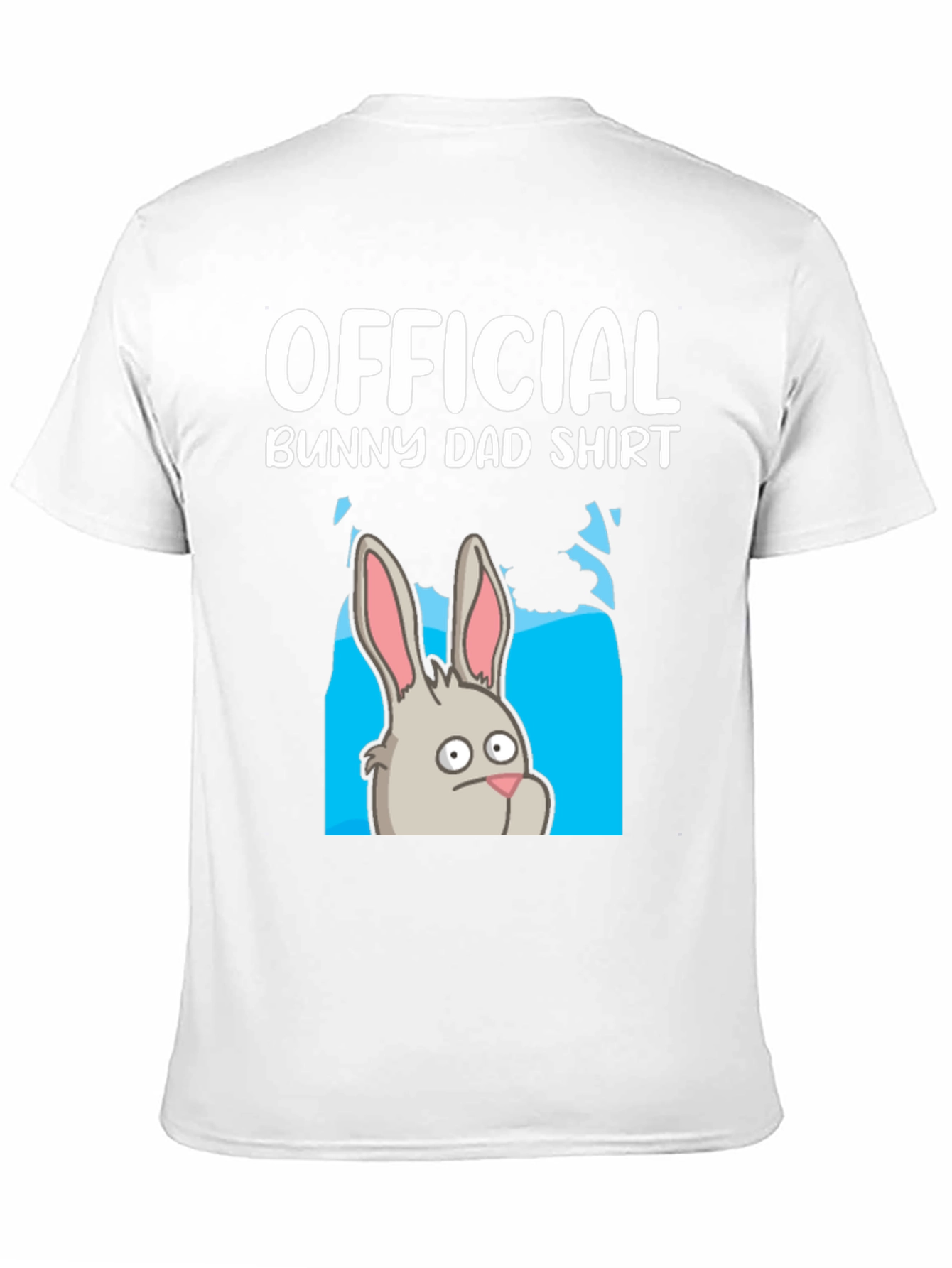 Black Official Bunny Dad Shirt - Funny Easter T-Shirt view 11