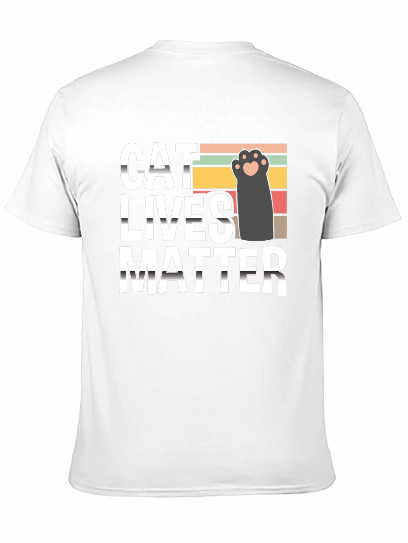 Black Cat Lives Matter T-Shirt, Novelty Tee view 11