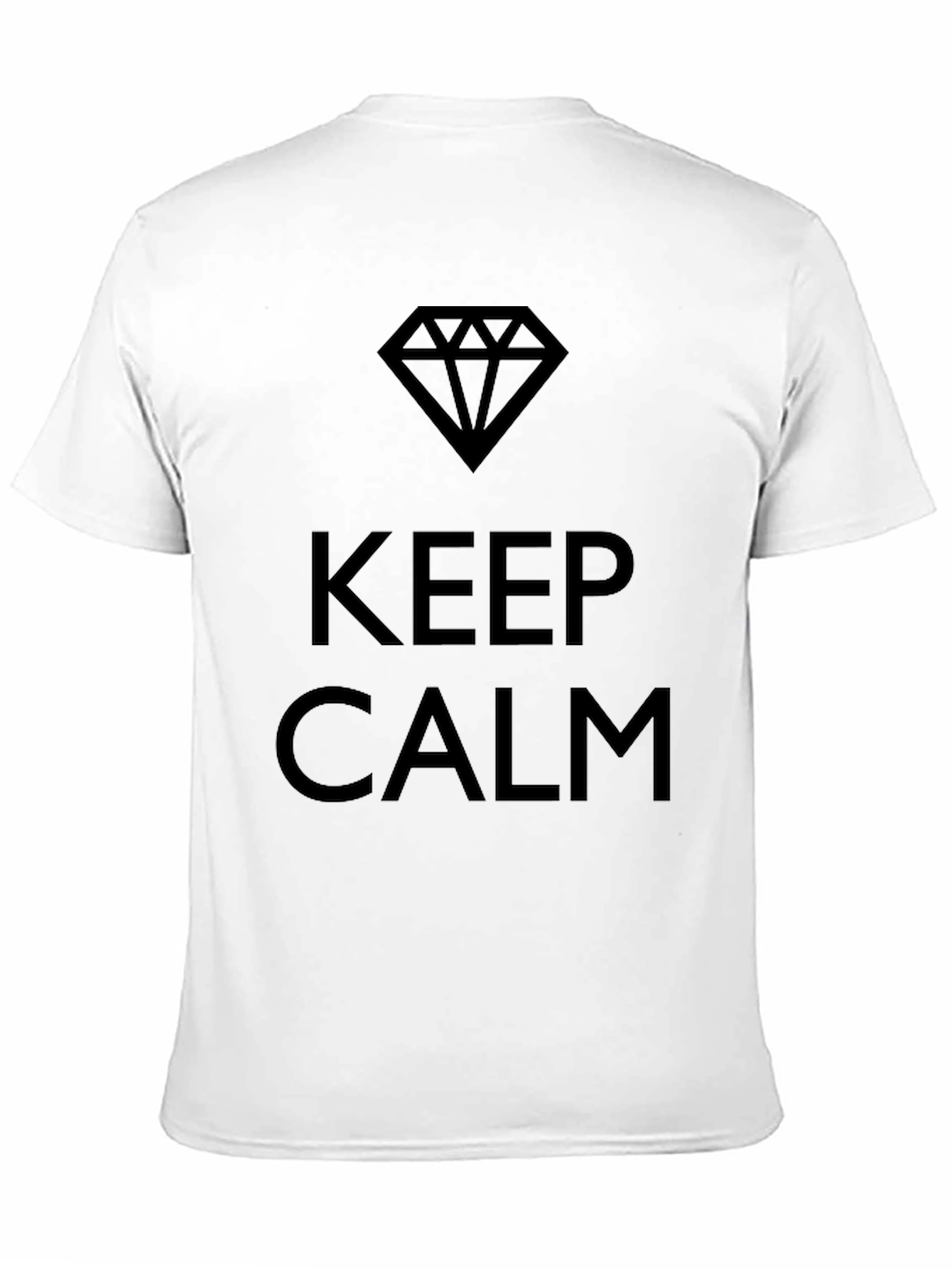 Black Keep Calm Black Graphic Tee view 11