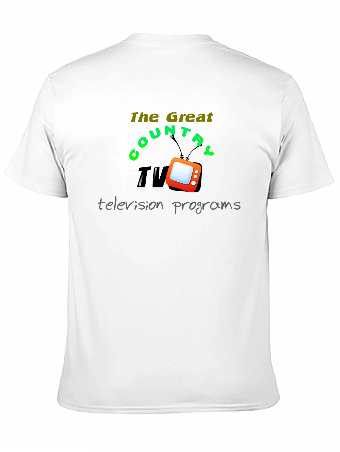 Black Great Country TV Programs Black T-Shirt view 11