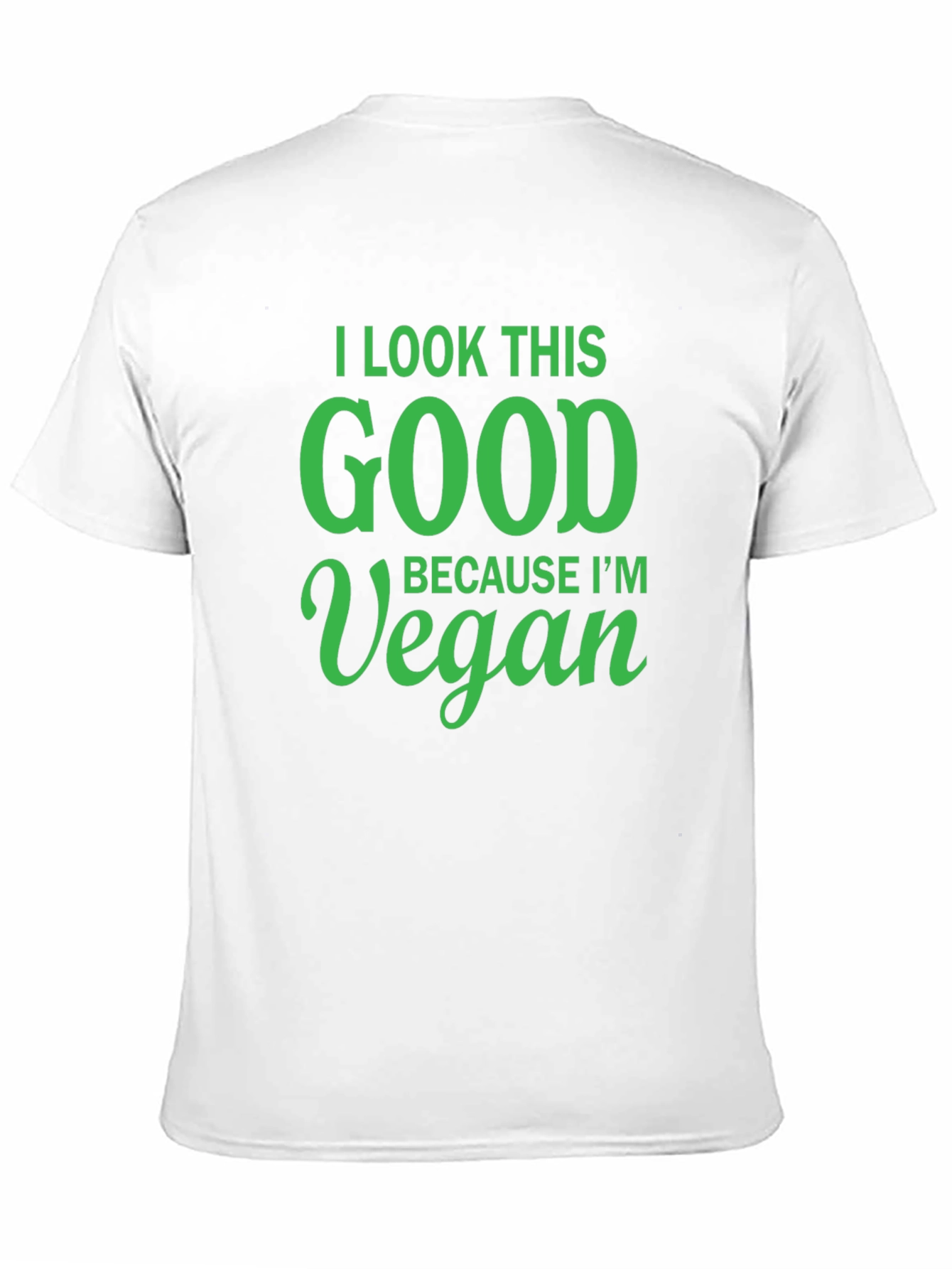 Black Vegan Lifestyle T-Shirt - I Look This Good view 11