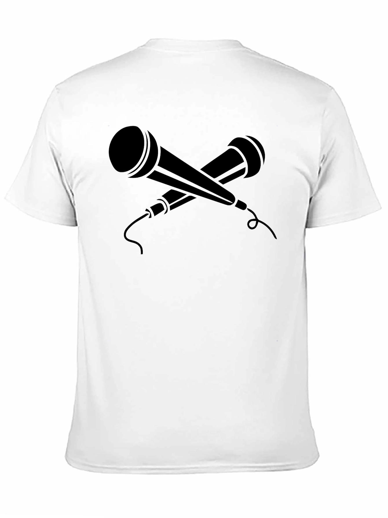 Black Mic Drop Graphic Tee - Men's Black T-Shirt view 11