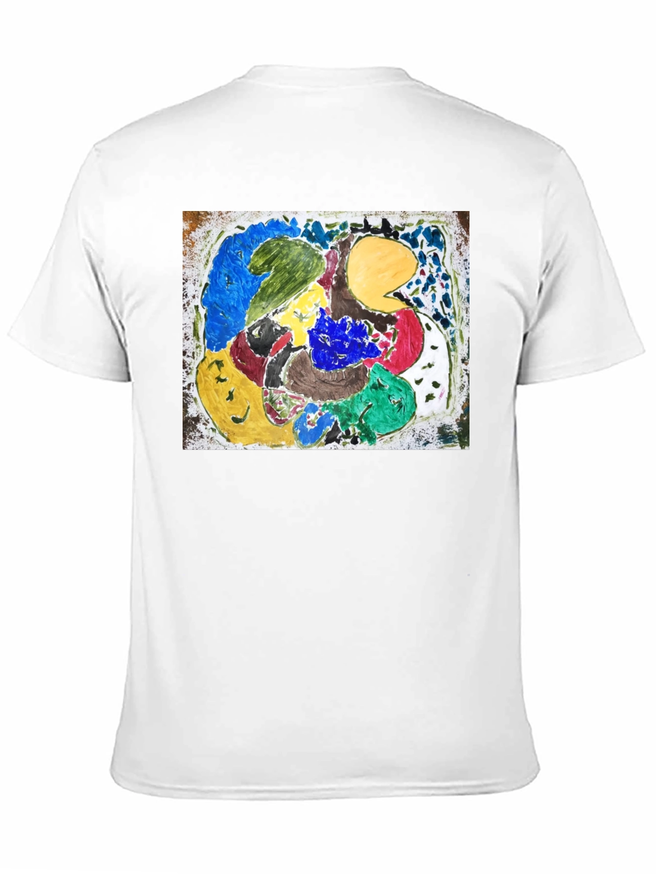 Black Abstract Art Graphic Tee - Unique Design view 11