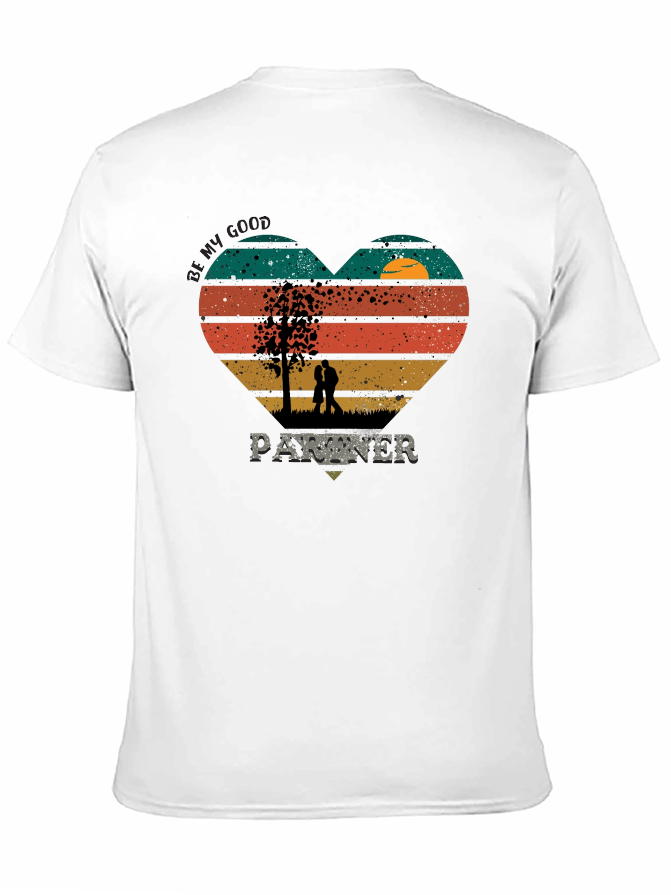 Black Be My Good Partner T-Shirt view 11
