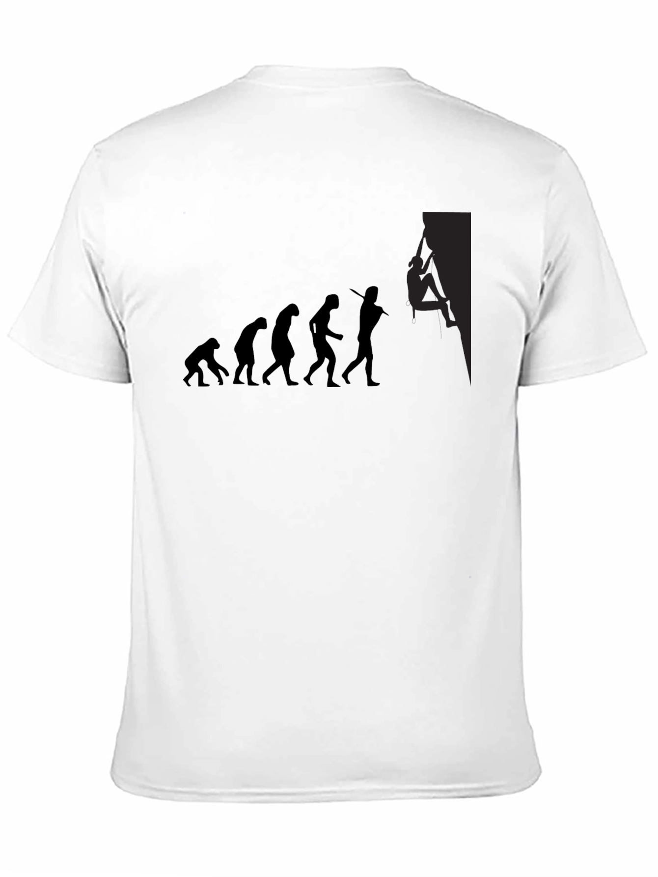 Black Evolution to Climber Men's T-Shirt view 11