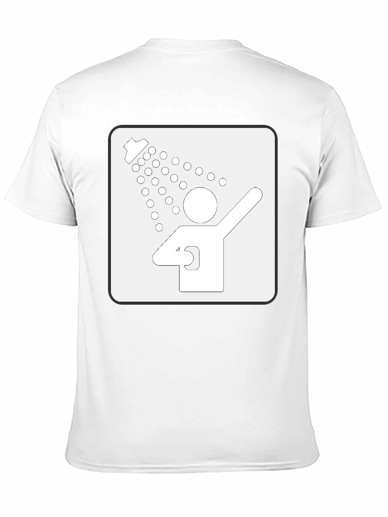 Black Shower Time Graphic Tee - Soft Cotton Blend Comfort view 11