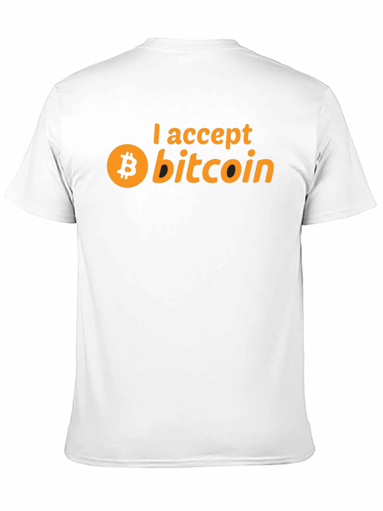 Black I Accept Bitcoin Crypto T-Shirt view 11