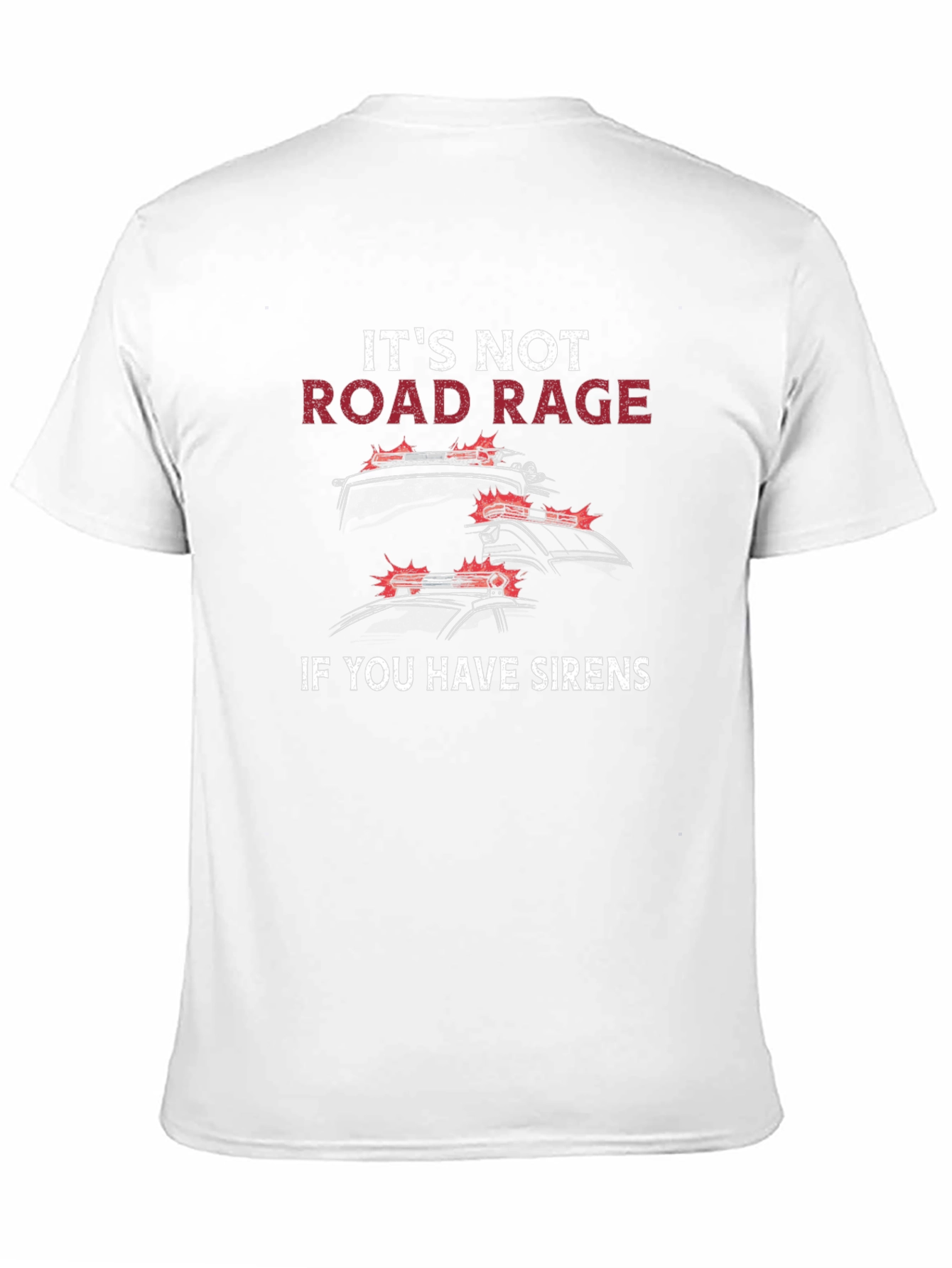 Black Road Rage Sirens Graphic Tee - Black view 11