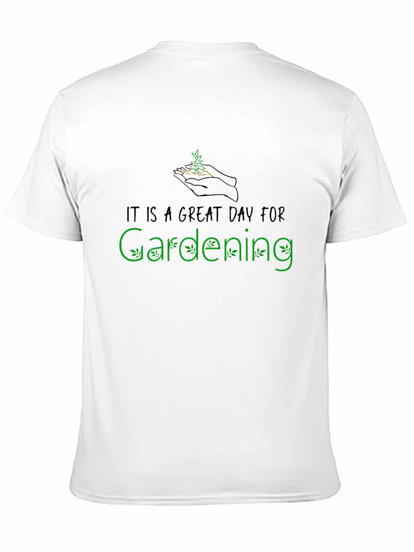 Black Gardening Day T-Shirt view 11