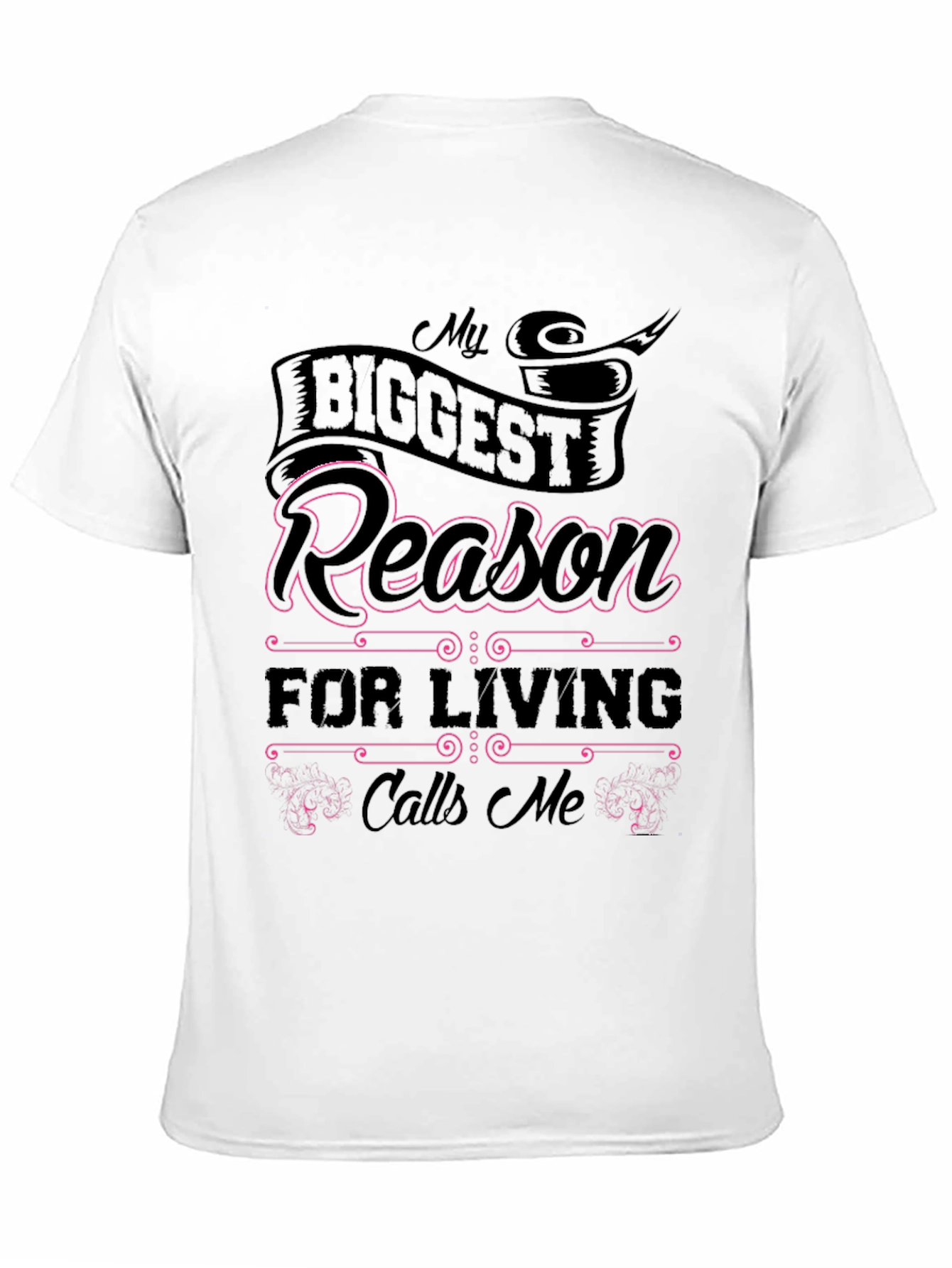 Black My Biggest Reason for Living T-Shirt view 11