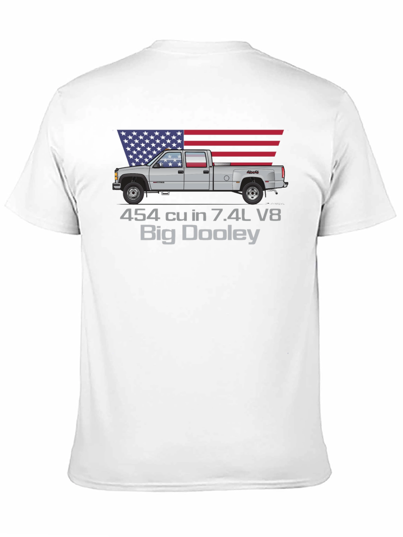 Big Dooley Truck Graphic Tee - Patriotic - 11