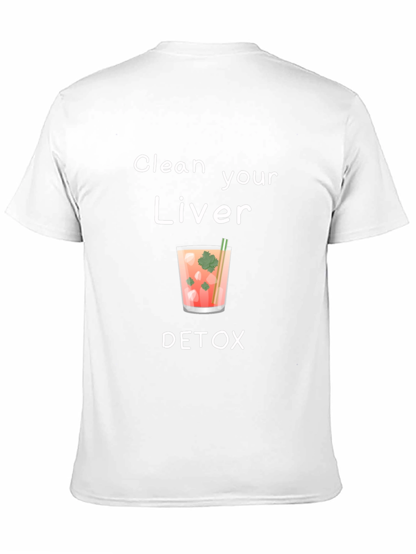 Black Clean Your Liver Detox T-Shirt - Healthy Living Tee view 11