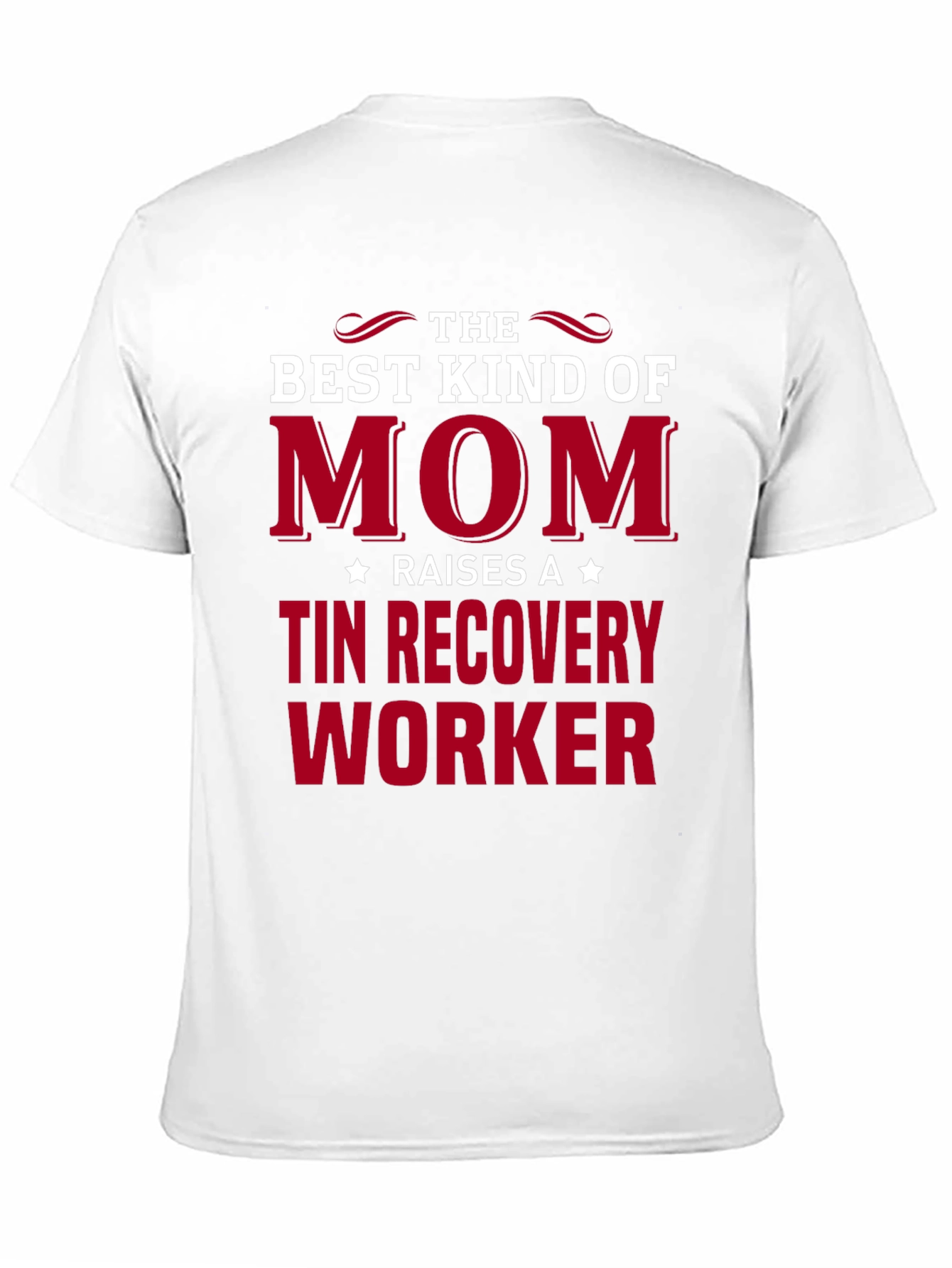 Black Best Kind of Mom T-Shirt - Recovery Worker view 11
