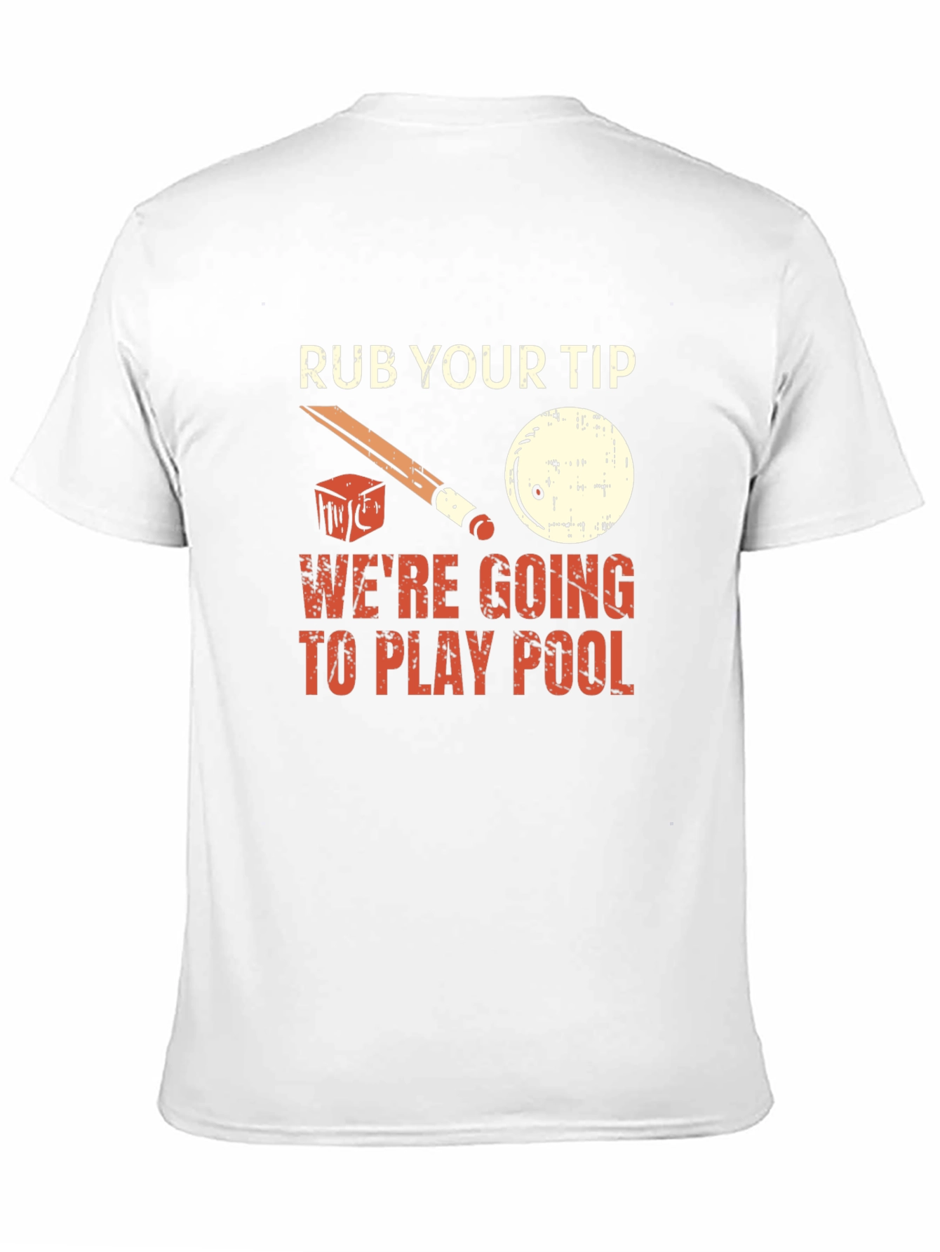Black Rub Your Tip Pool T-Shirt view 11