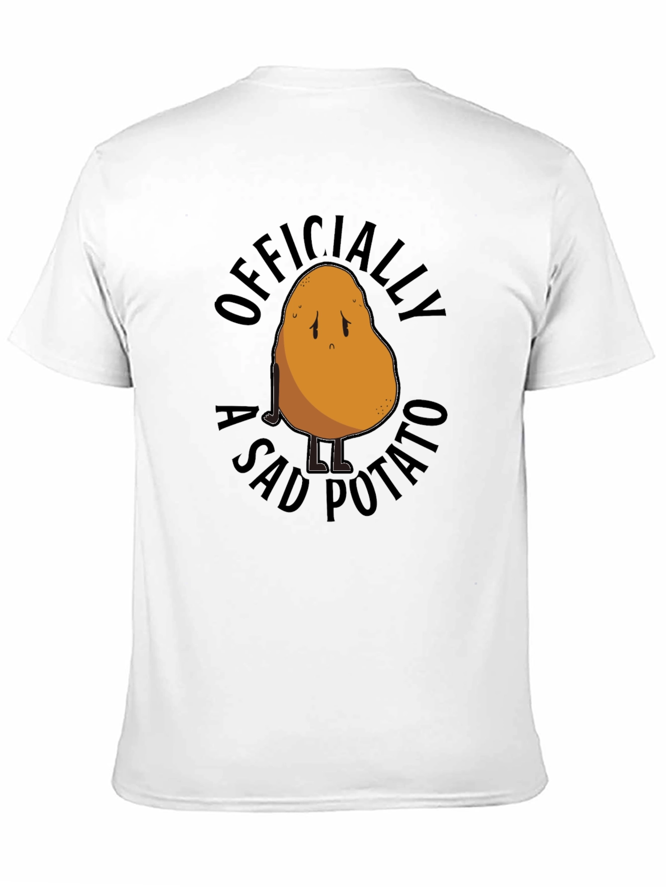 Black Officially A Sad Potato T-Shirt view 11