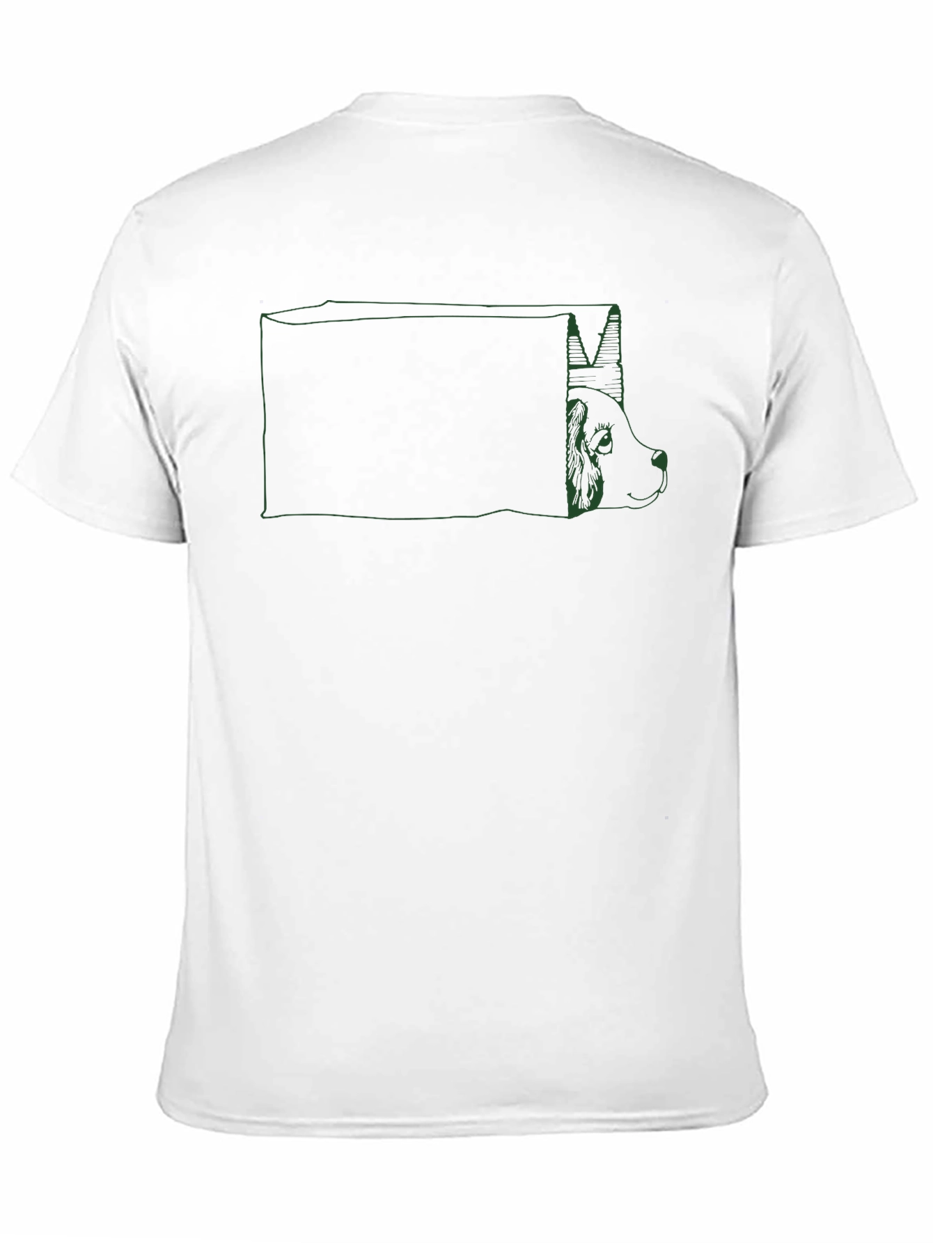 Black Dog in a Box Graphic Tee - Black view 11