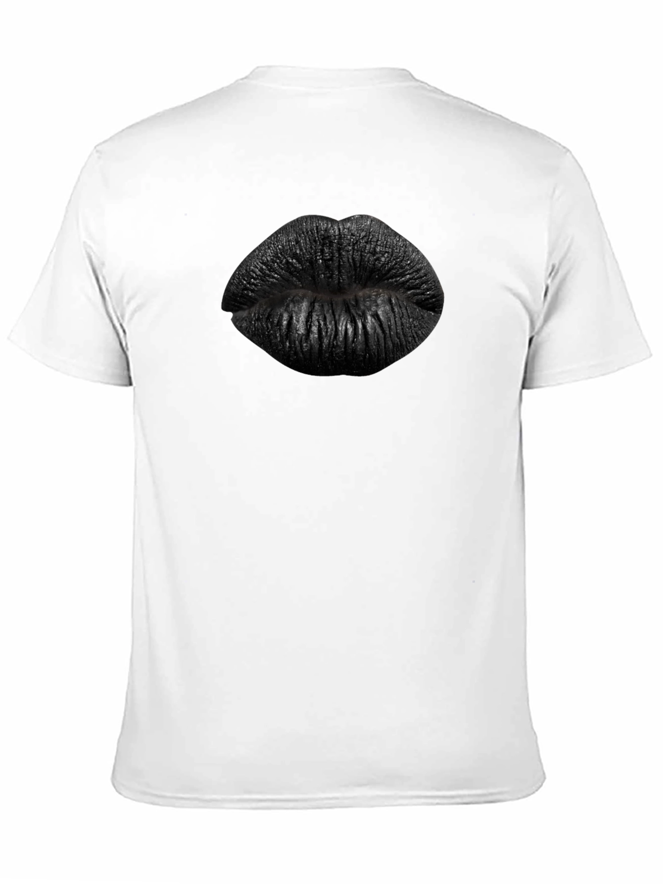 Black Black Lips Graphic Tee - Edgy Fashion Statement view 11