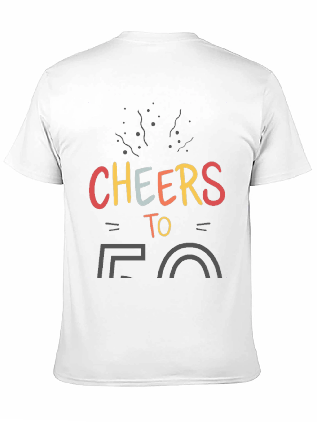 Black Cheers to 50 Black T-Shirt view 11