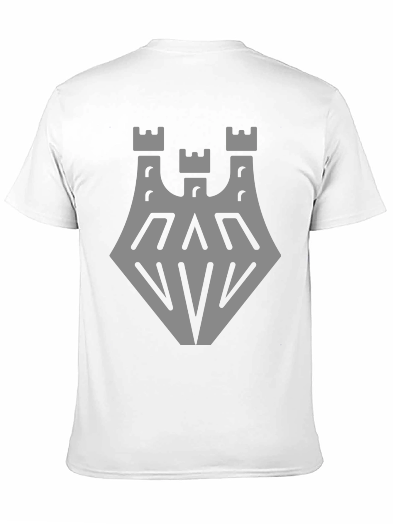 Black Castle Crest Graphic Tee - Black Cotton Blend view 11