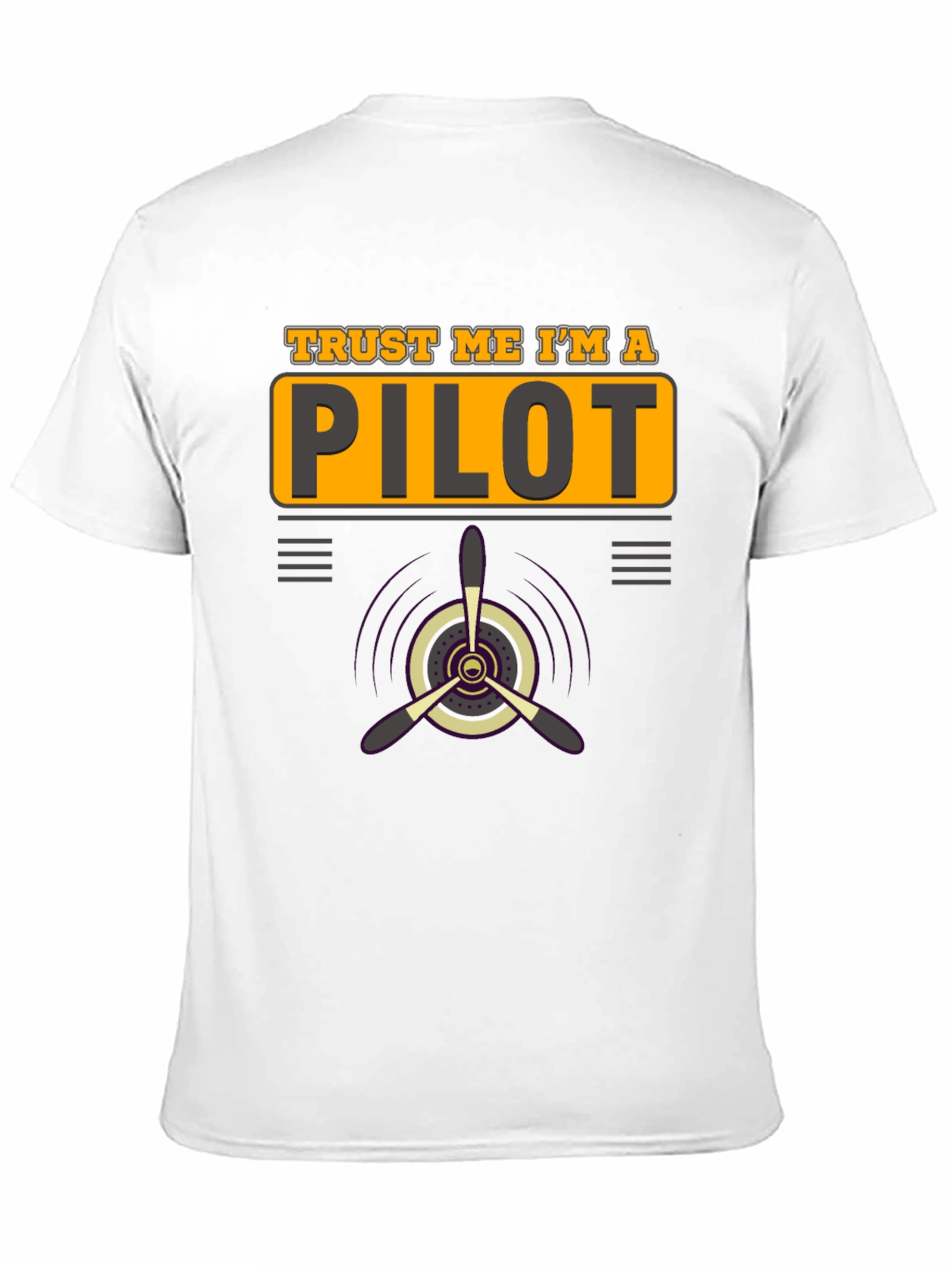 Black Trust Me I'm a Pilot Black T-Shirt Aviation Airplane Gift view 11
