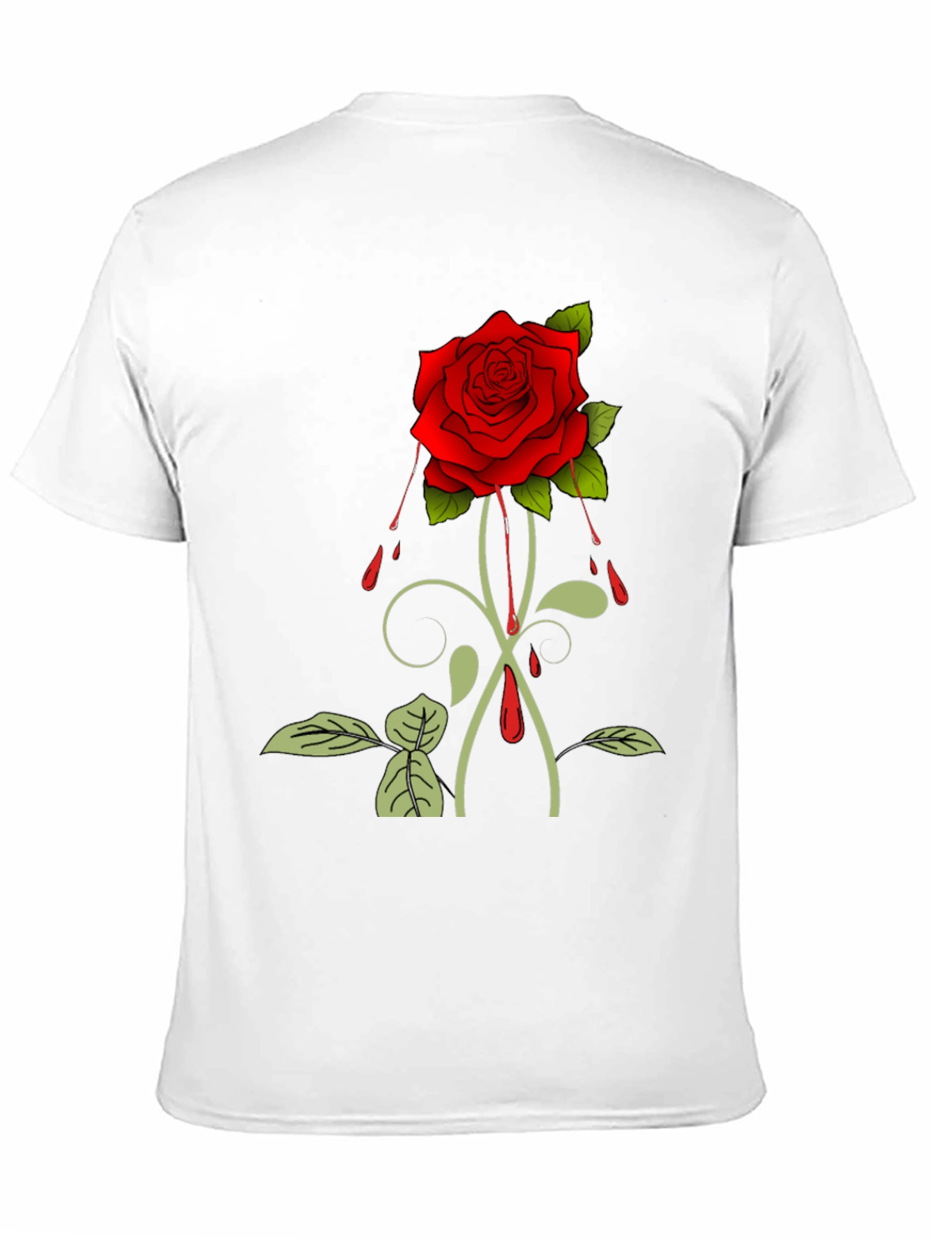 Black Rose Graphic T-Shirt - Black view 11