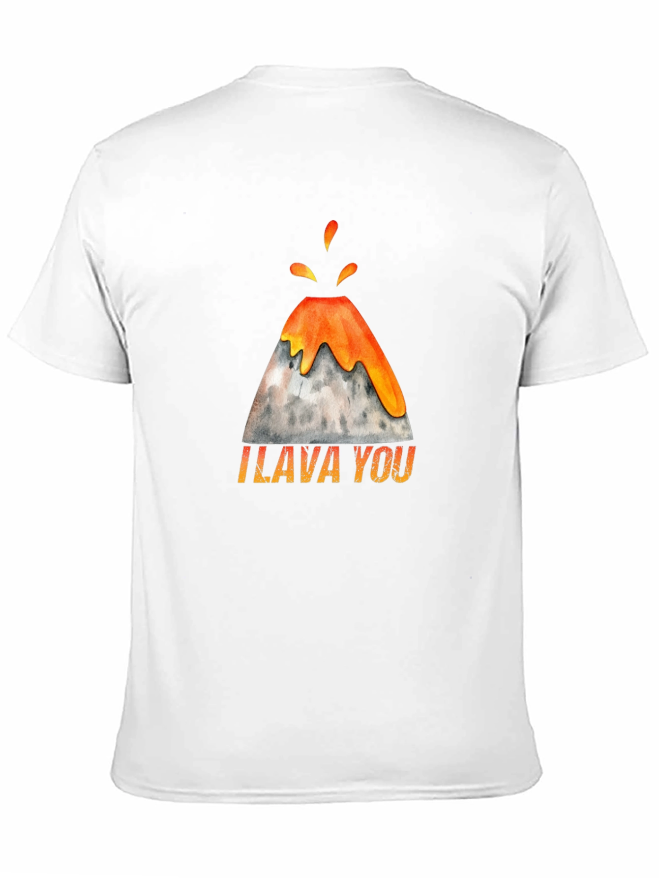 Black I Lava You Volcano Graphic Tee view 11