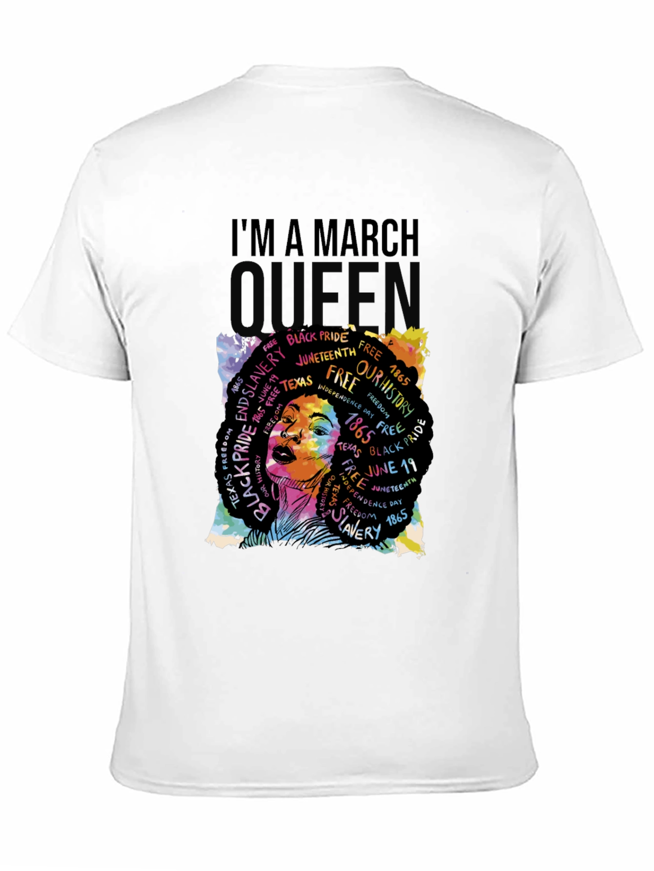 Black March Queen Black Pride Graphic Tee view 11