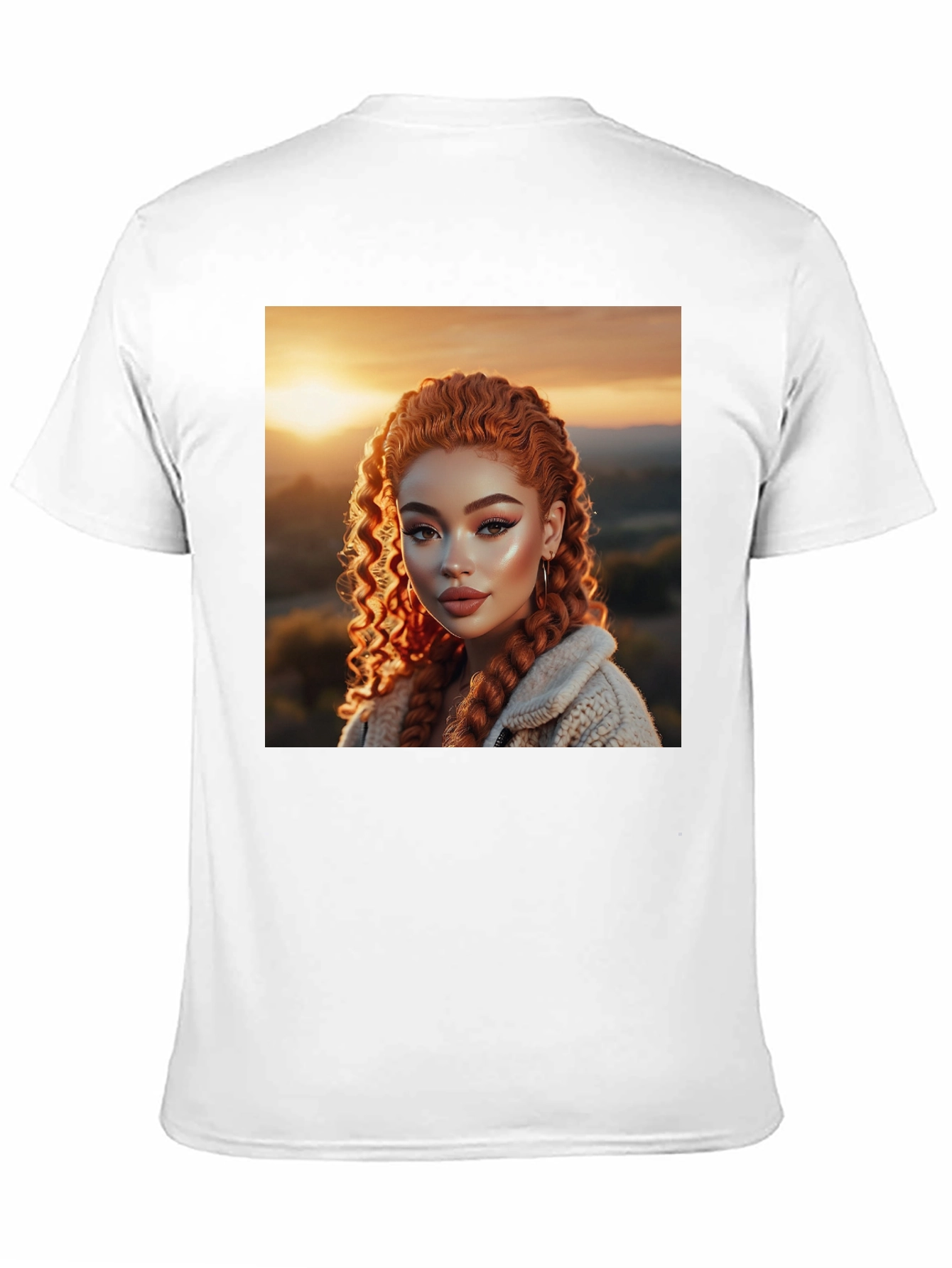 Black Graphic Tee - Red Haired Beauty view 11