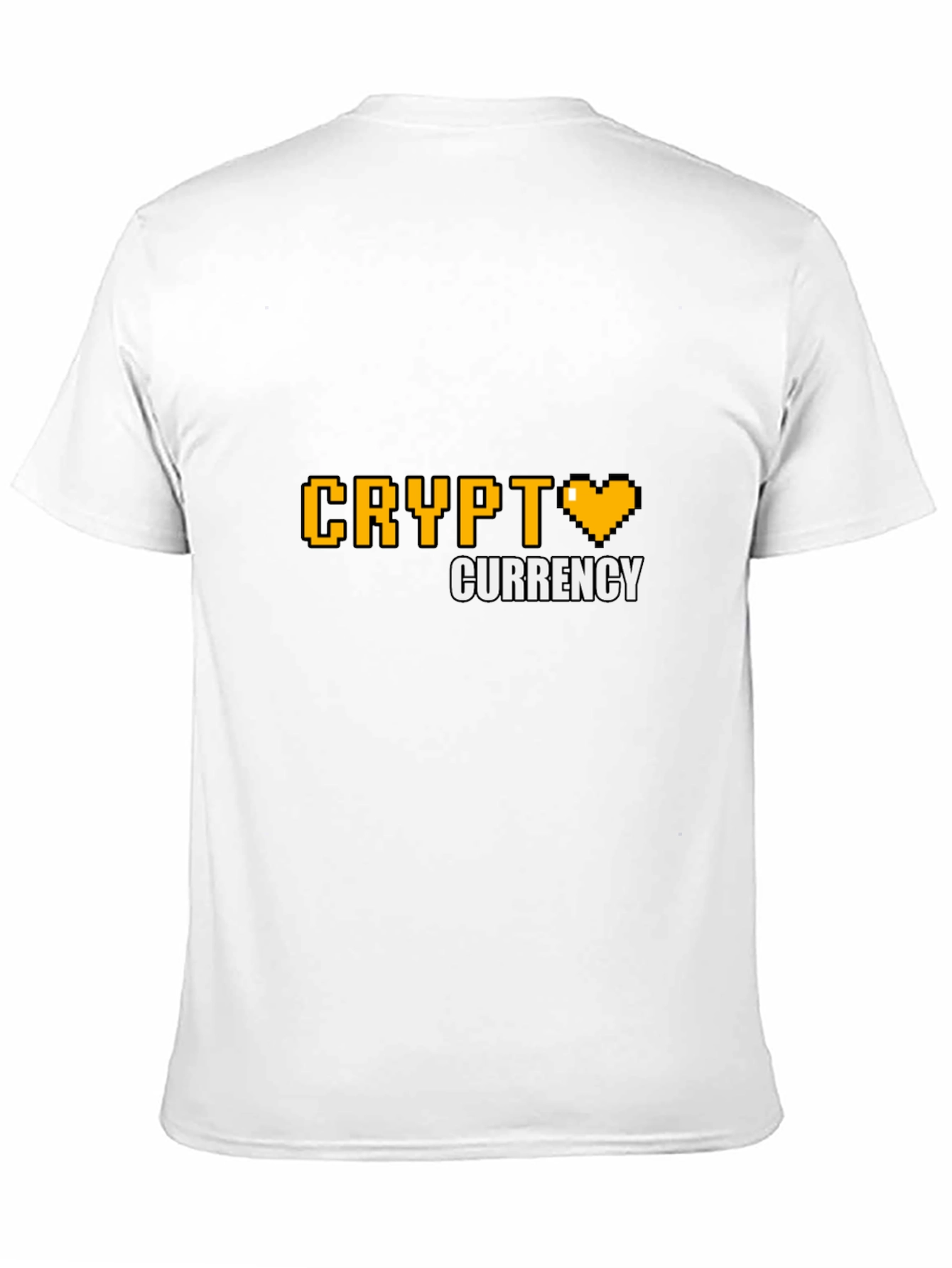 Black Crypto Currency Pixel Art T-Shirt - Black view 11