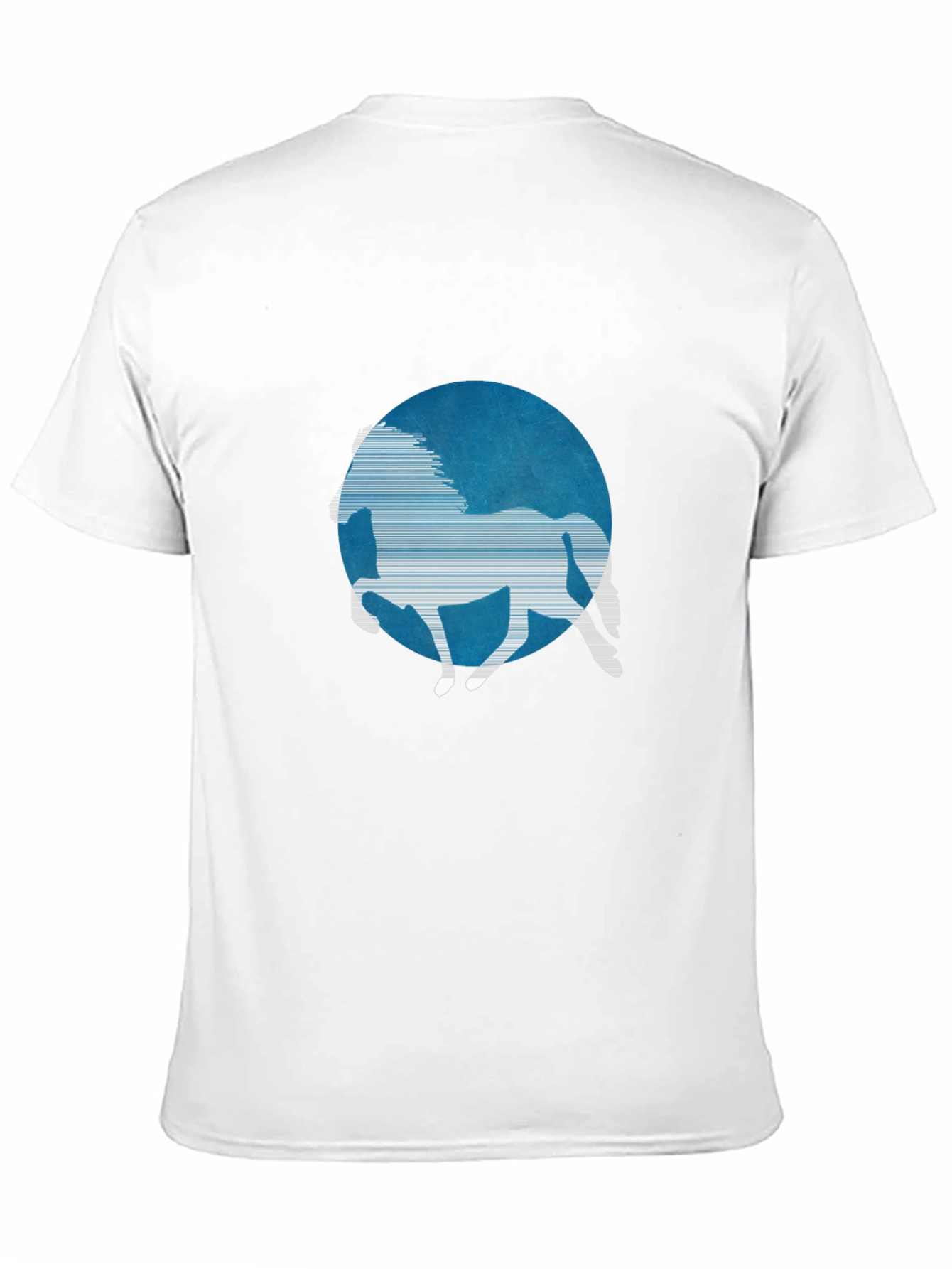 Black Equine Silhouette Graphic Tee - Soft Black Cotton view 11