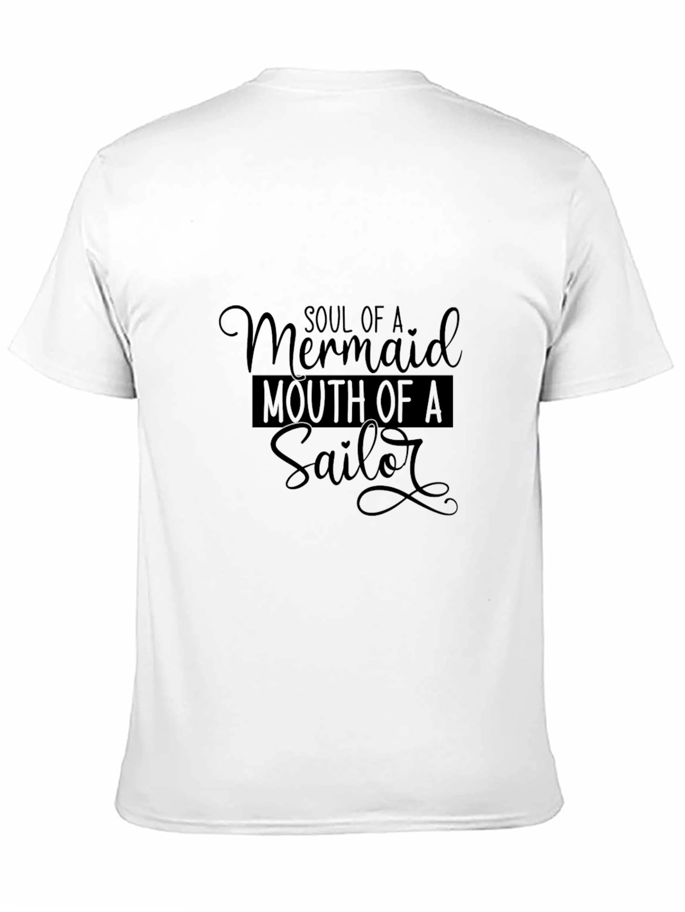 Black Soul of a Mermaid Graphic Tee view 11