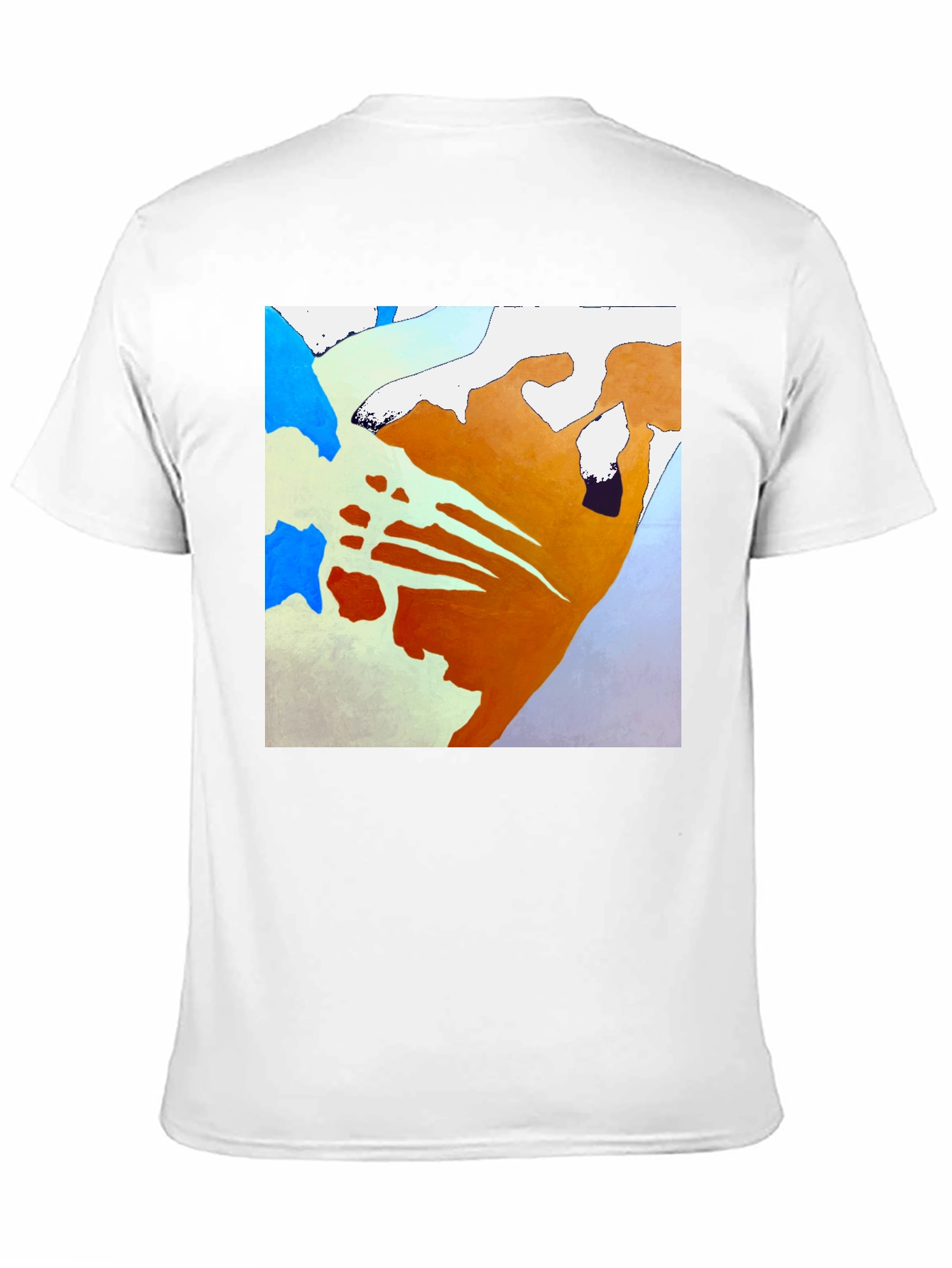 Black Abstract Art T-Shirt - Unique Graphic Tee view 11