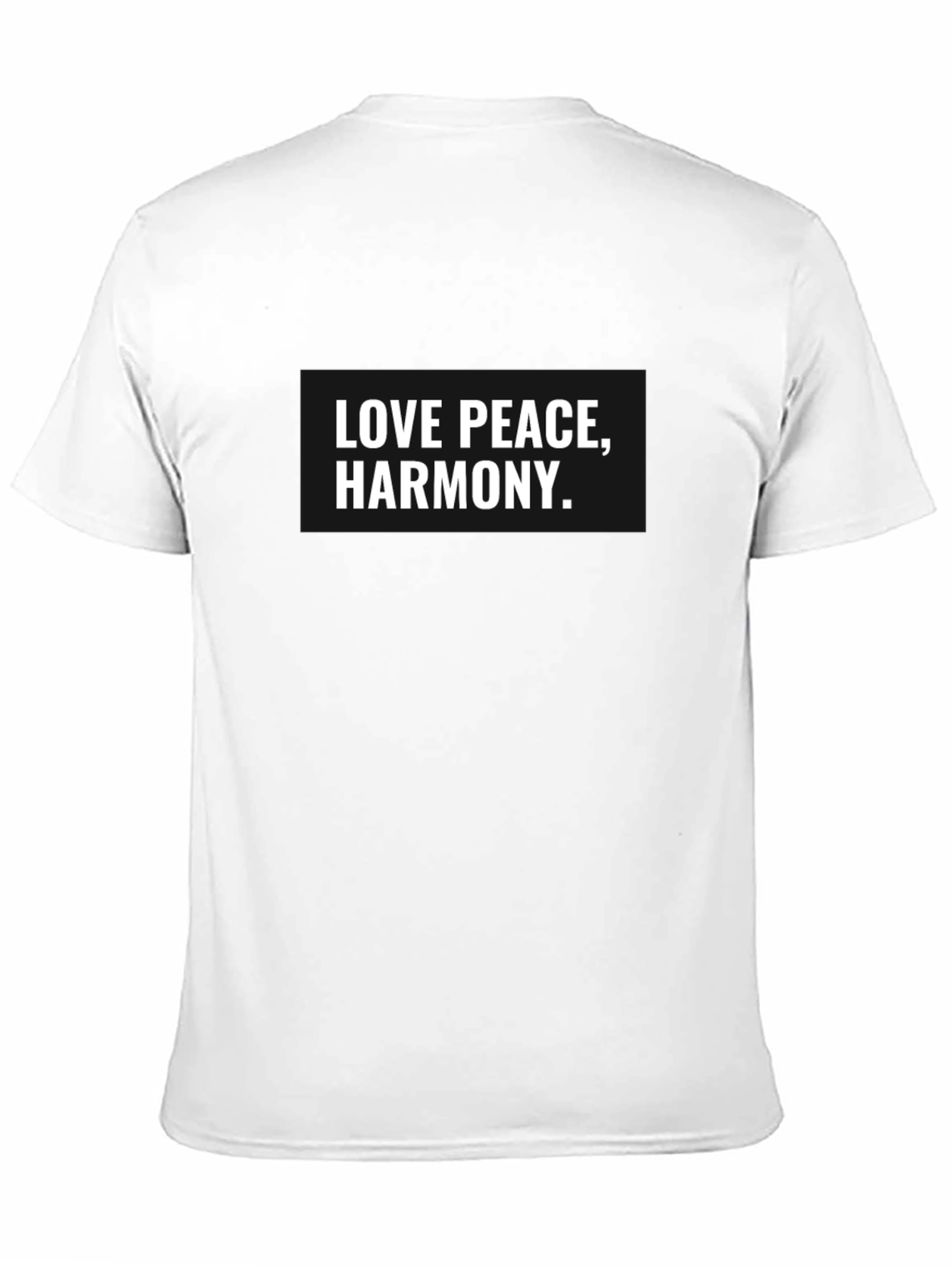 Black Love Peace Harmony Graphic T-Shirt view 11