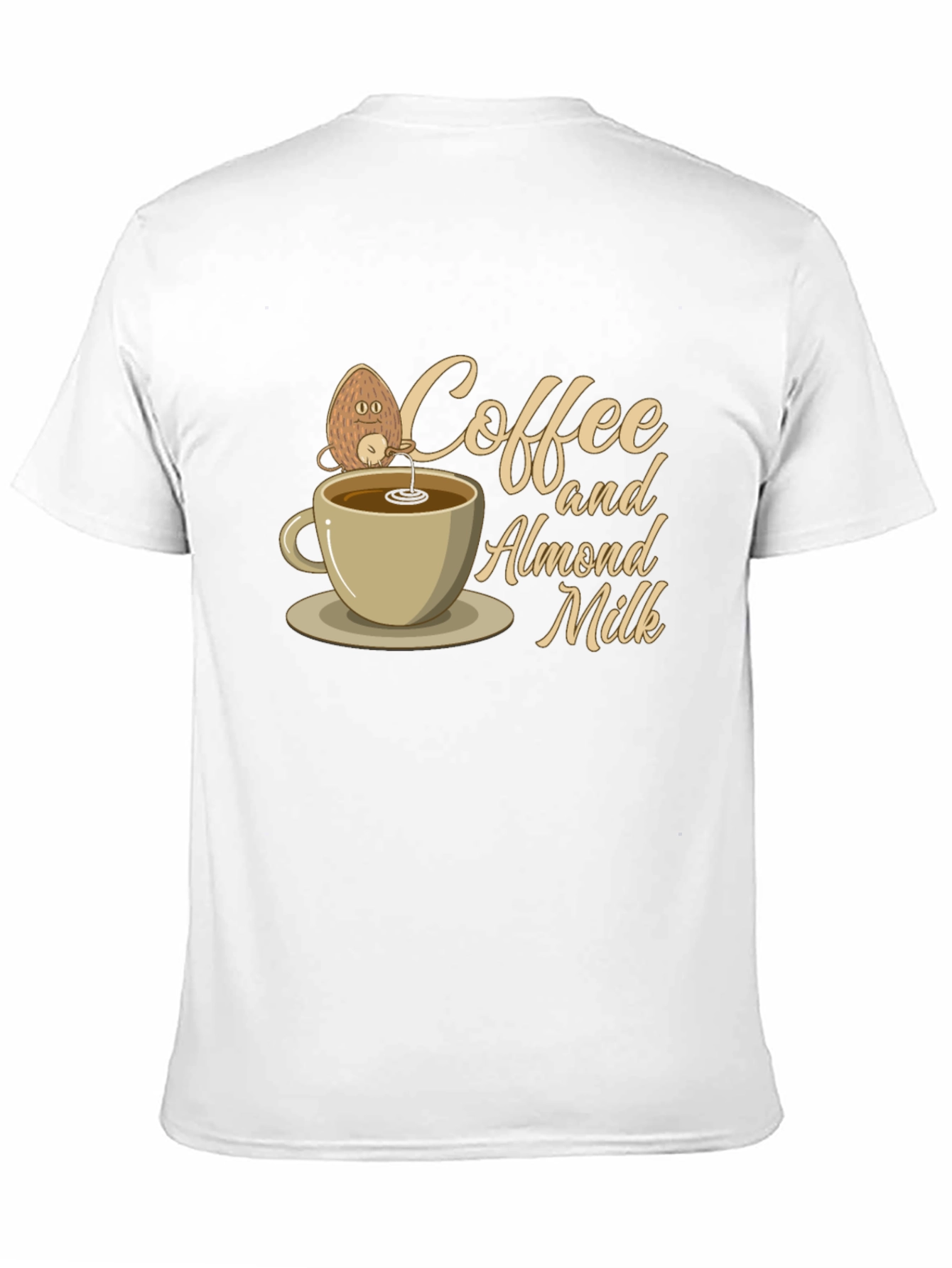 Coffee & Almond Milk Graphic T-Shirt - 11