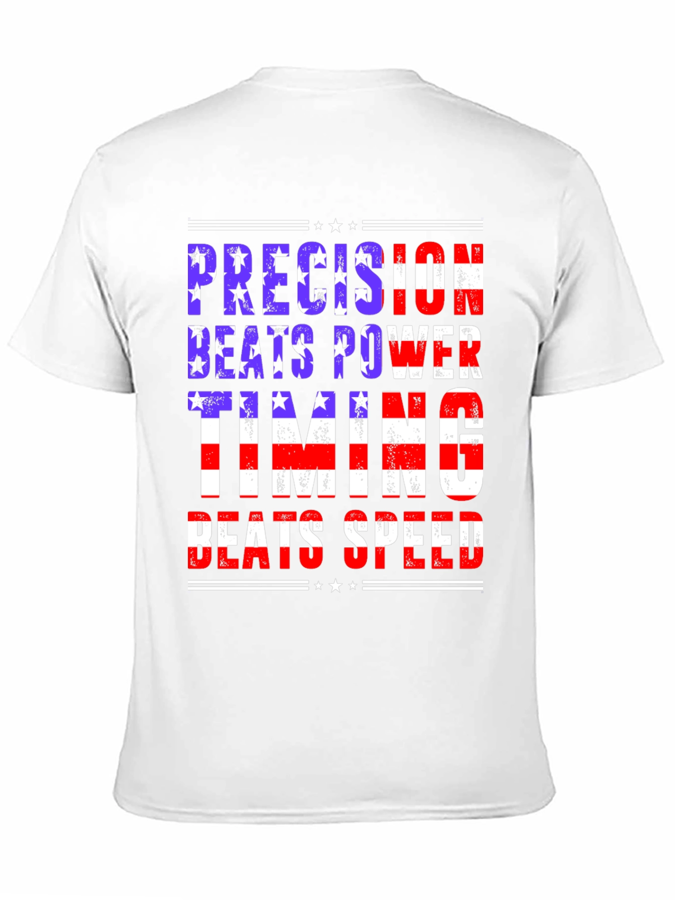 Black Precision Beats Power Graphic Tee view 11