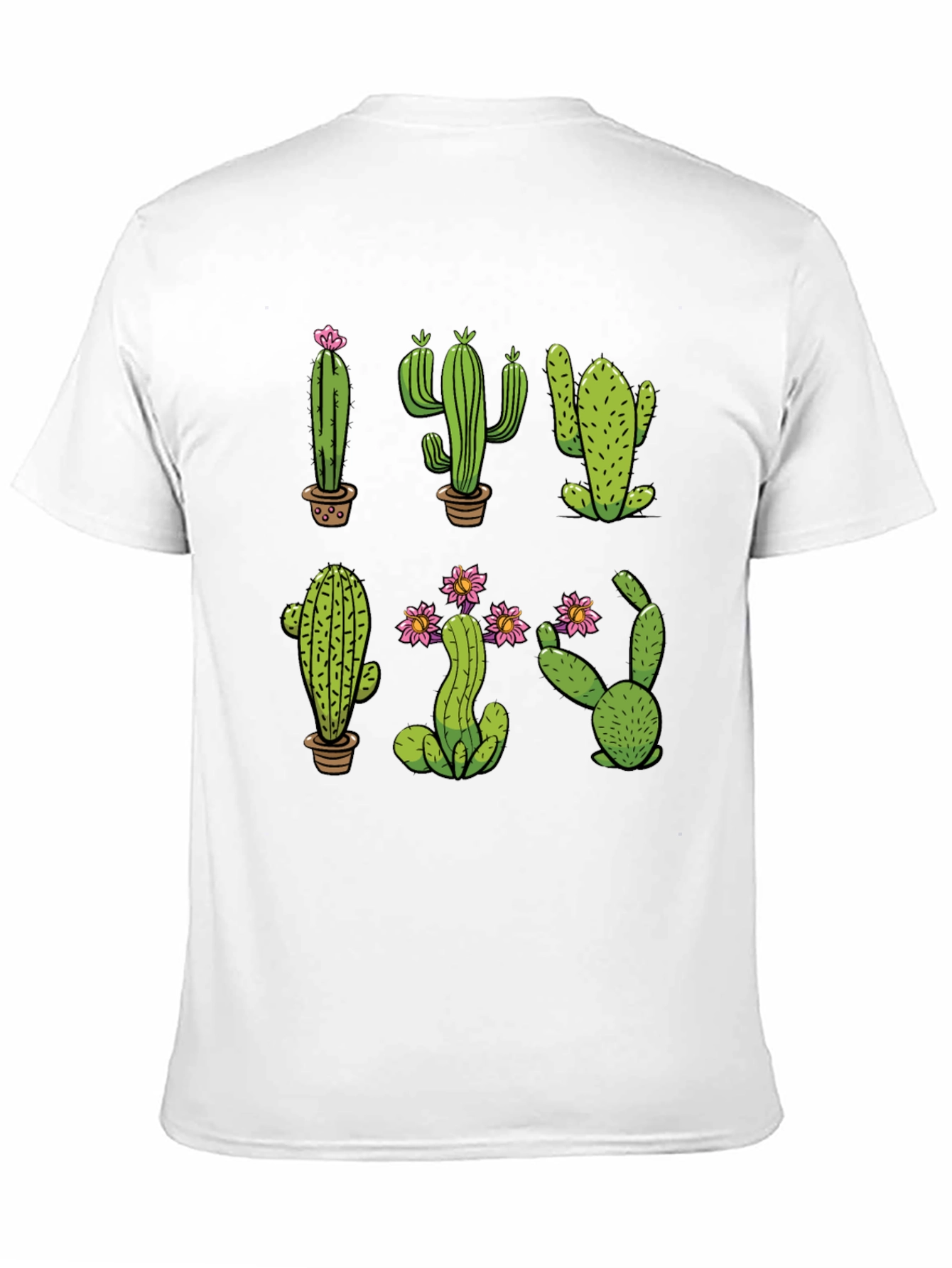 Black Cactus Graphic Print Black T-Shirt view 11